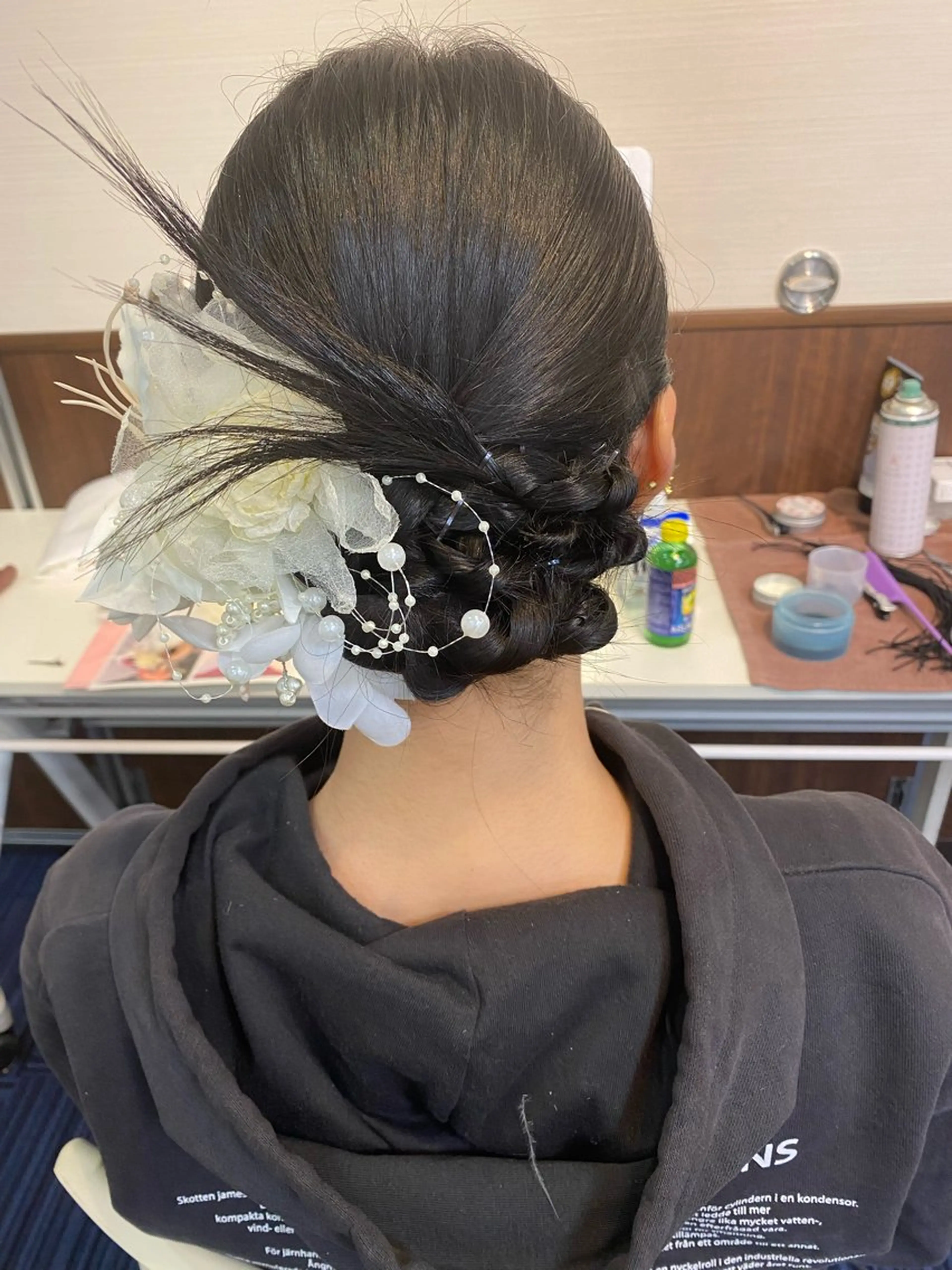 ロング ヘアアレンジ 成人式 ヘアセット Avalon所属・Hiroshi ヒロシのヘアスタイル