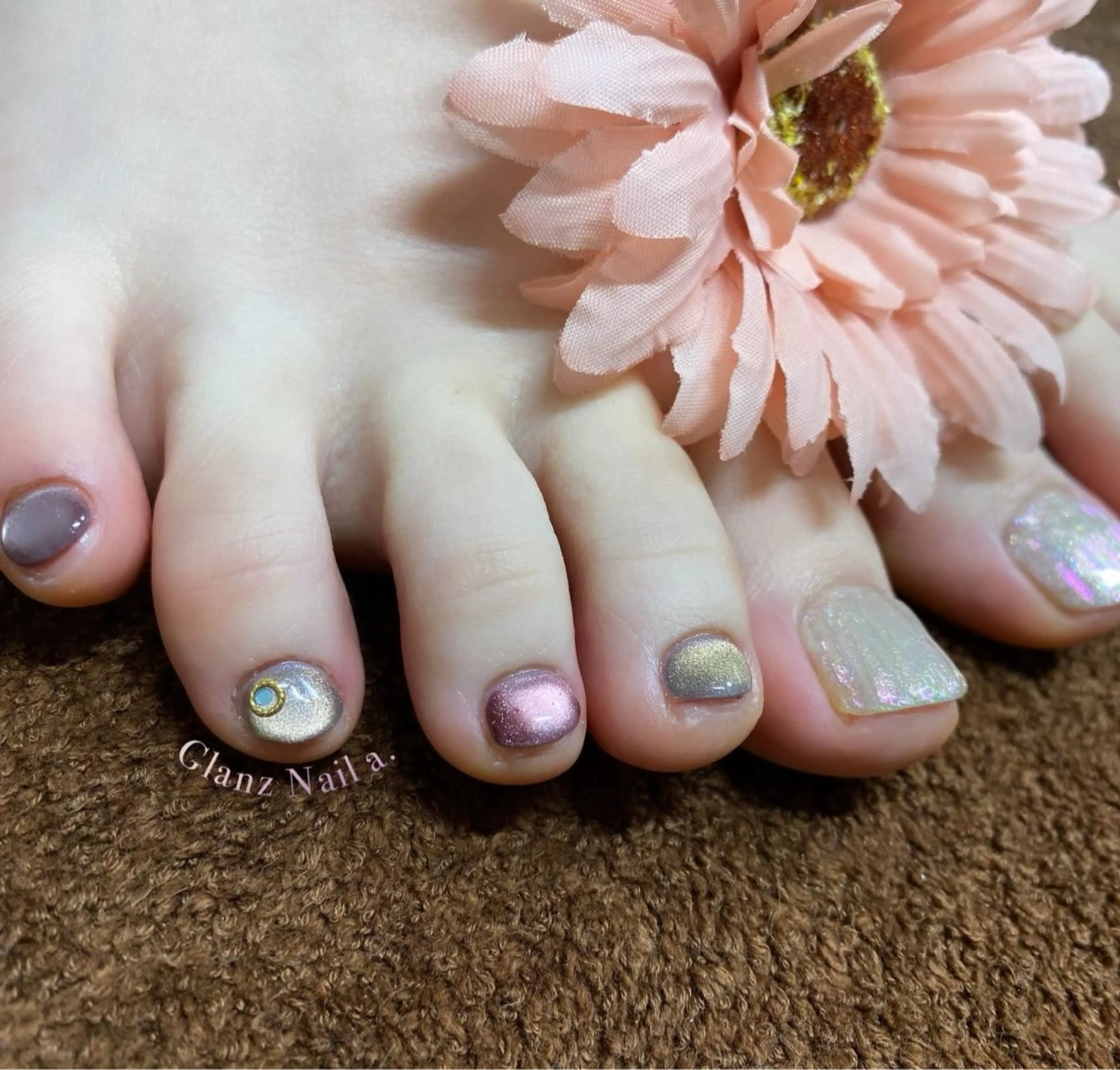 ネイル フットネイル Glanz  Nail aのネイルデザイン