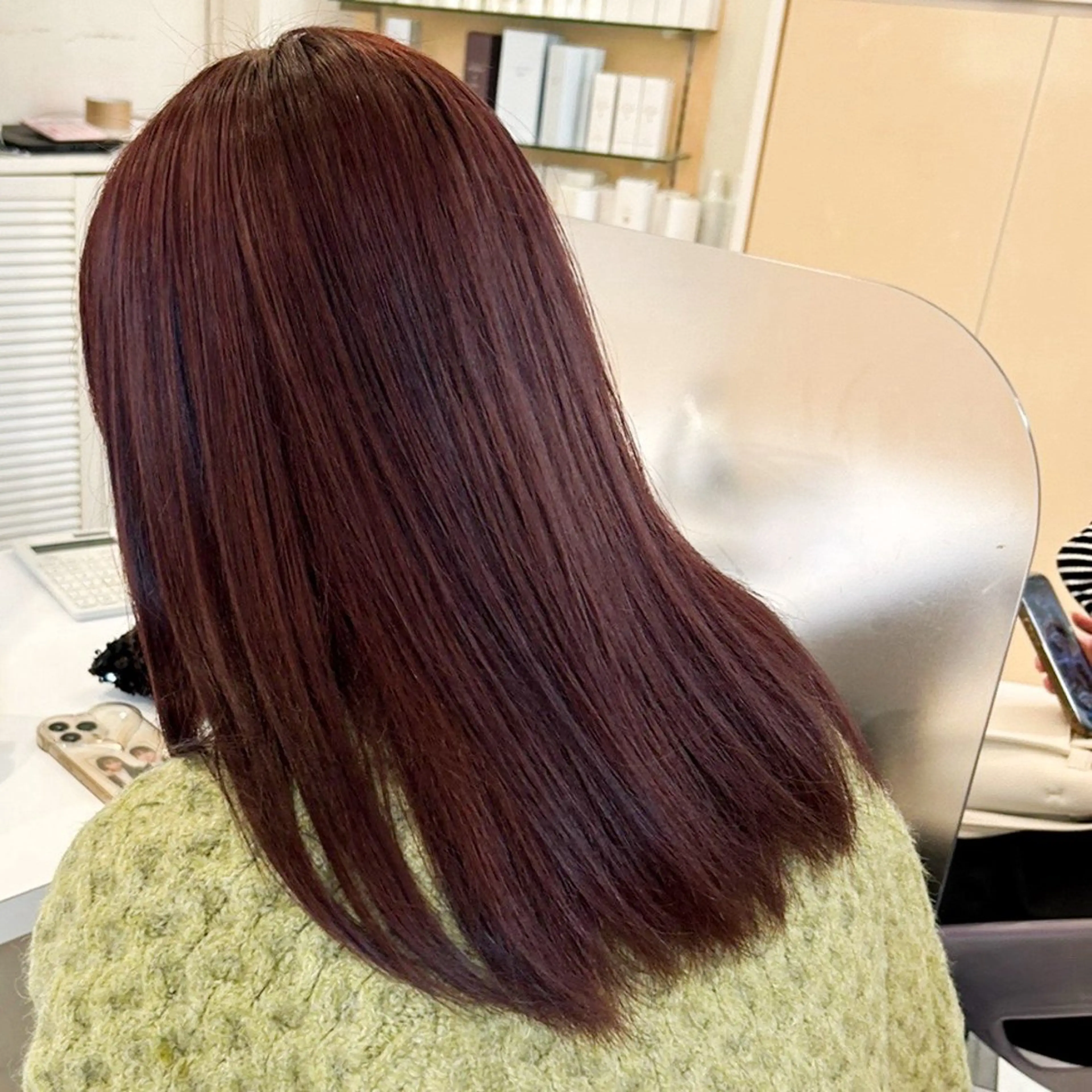 セミロング カラー ヘアカラー トリートメント eMu中央駅店所属・eMuエミュ‪ ¨̮⃝ayakaのヘアスタイル