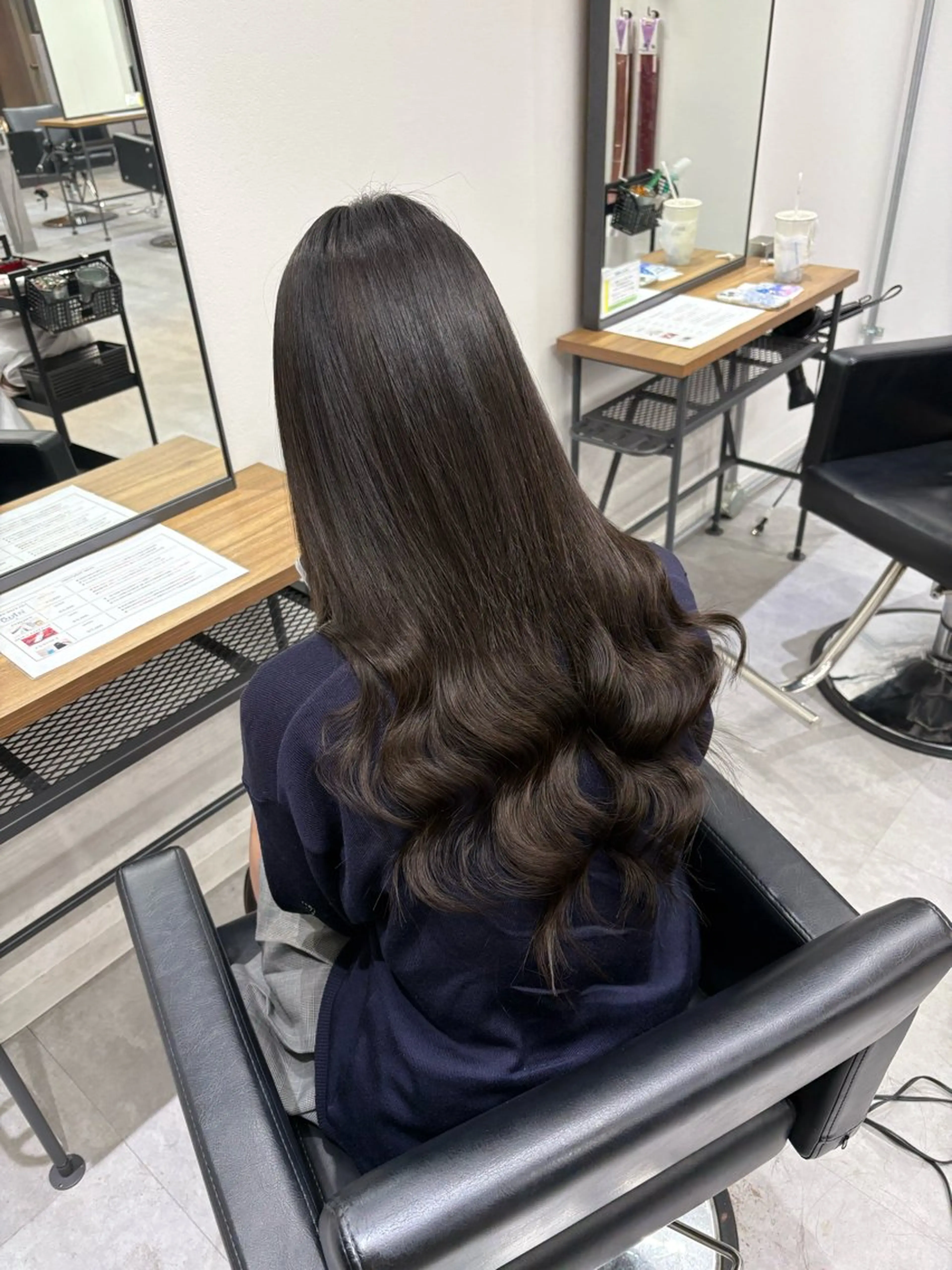 ロング エクステ SAKI🫧透明感 カラー&エクステのヘアスタイル