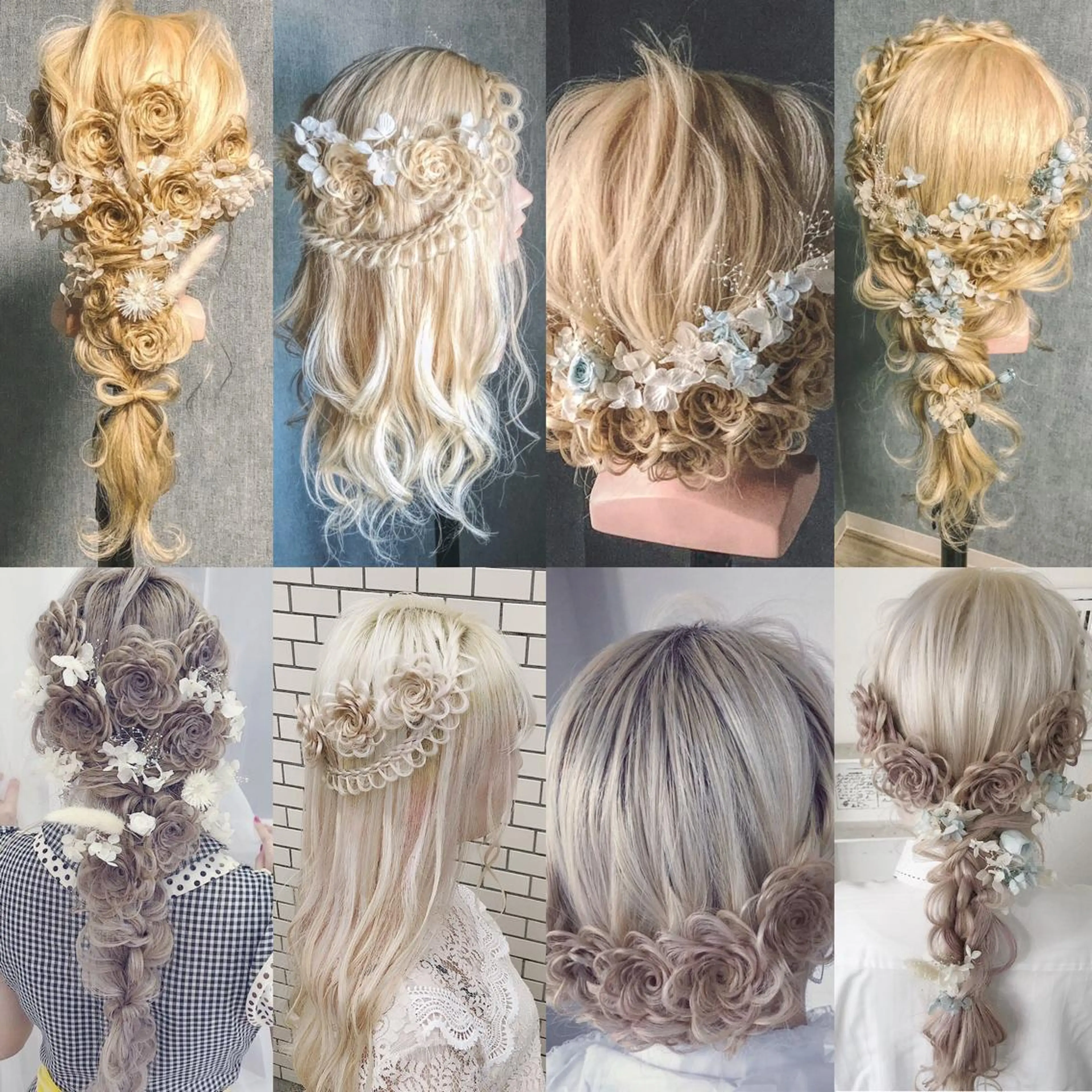 ロング アワ ダイキのヘアスタイル