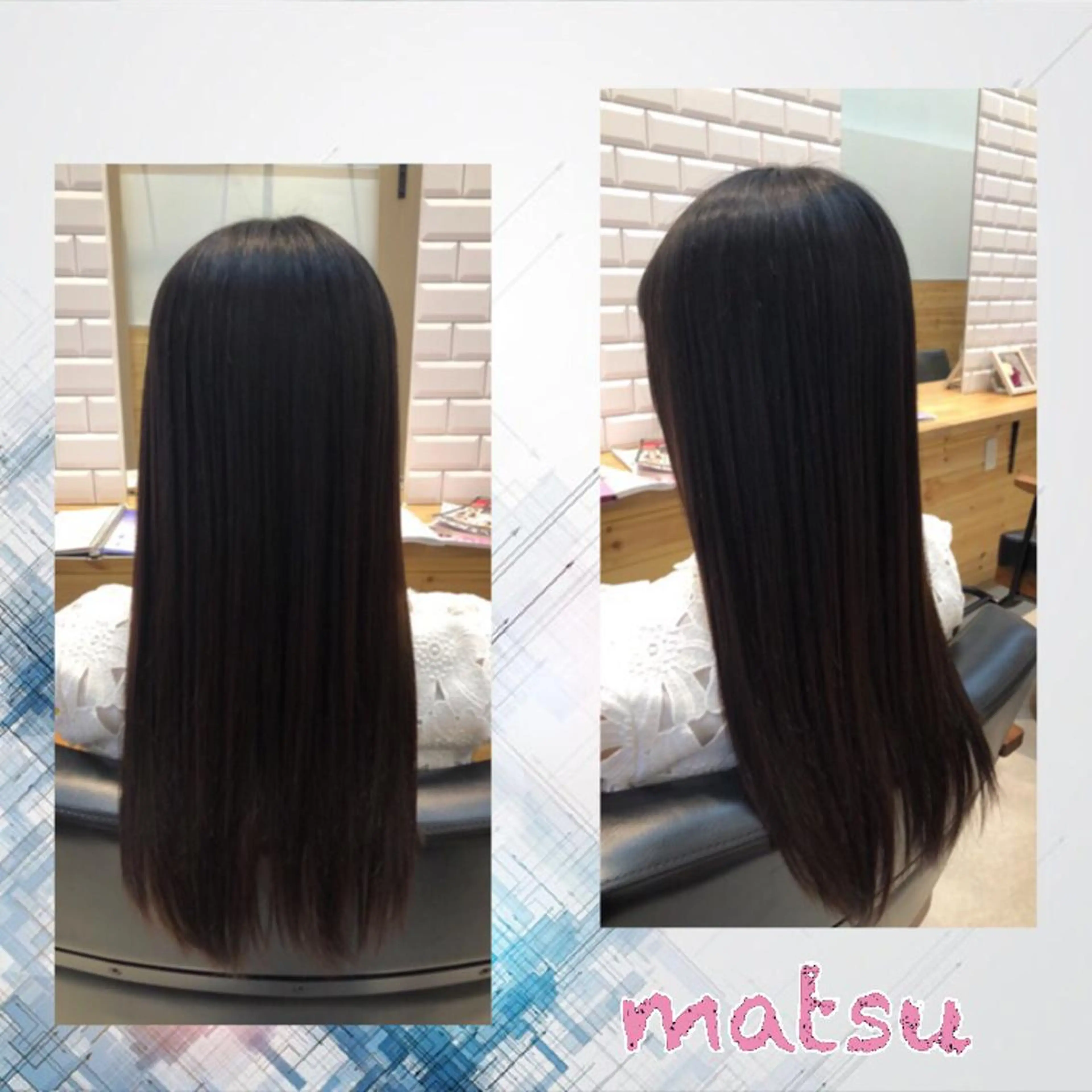 ロング MATSU 🌟韓国🇰🇷のヘアスタイル