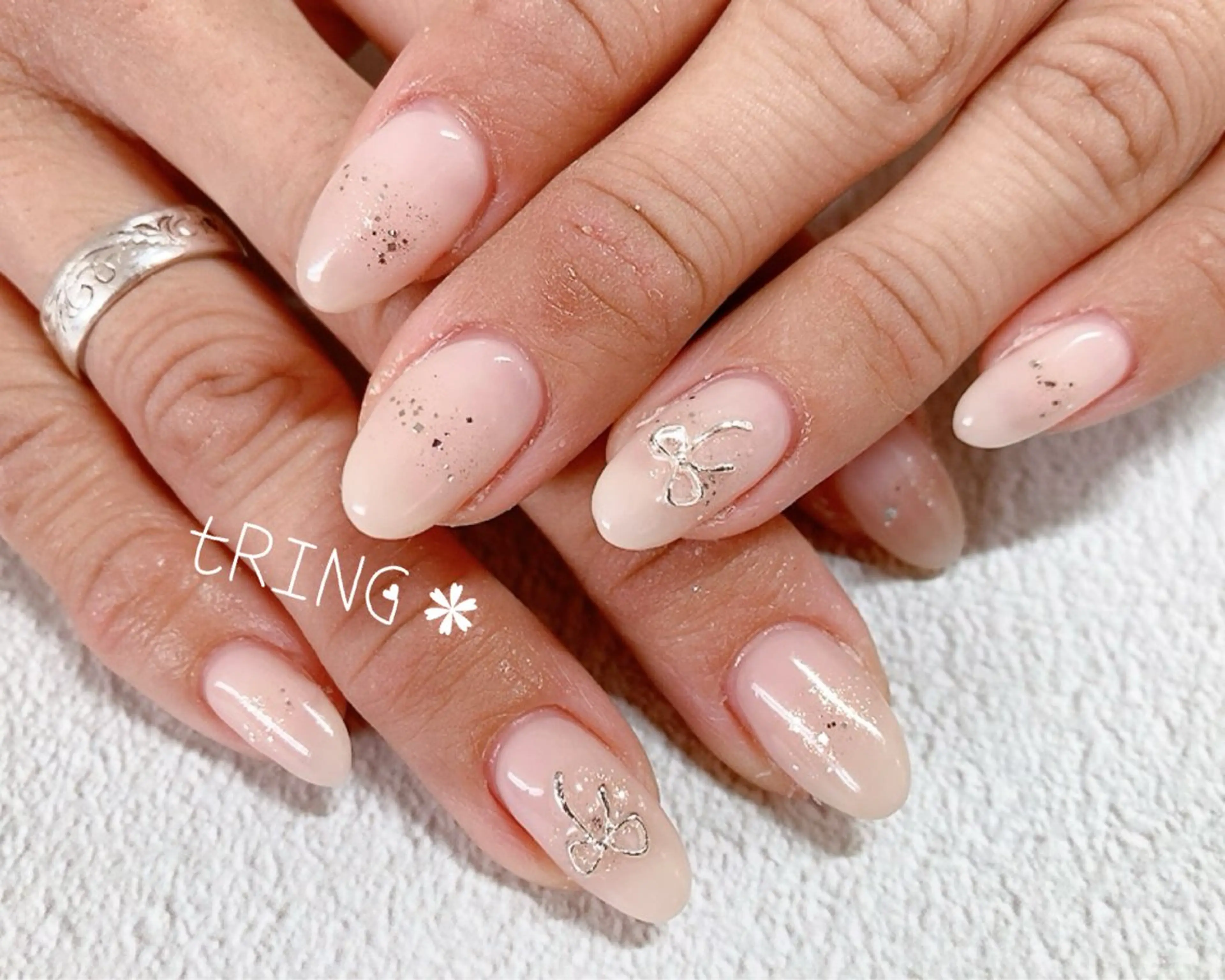 ネイル ハンドネイル tRING＊ しいの木台のネイルデザイン