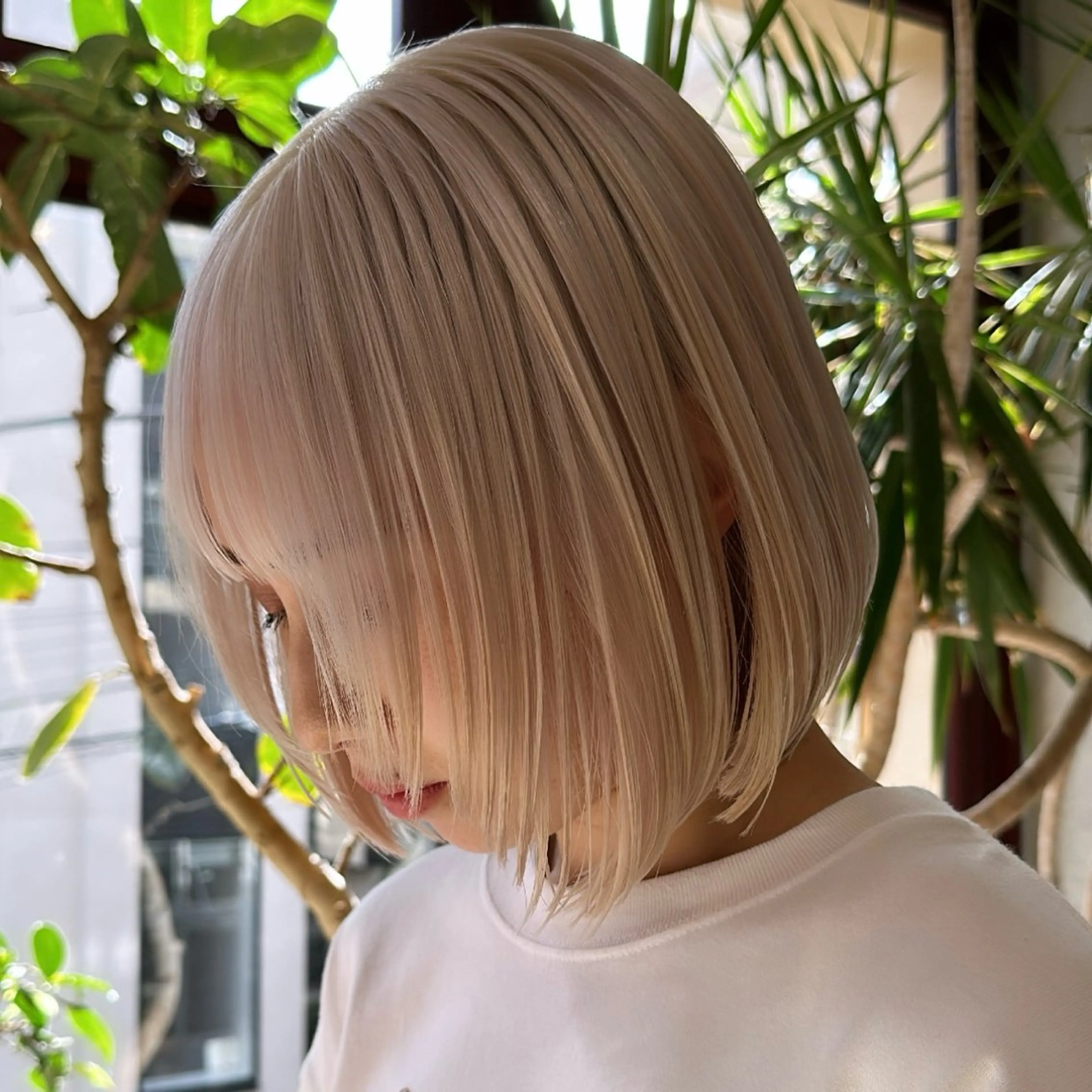 ブリーチ込みダブルカラー  +  3step トリートメントの写真