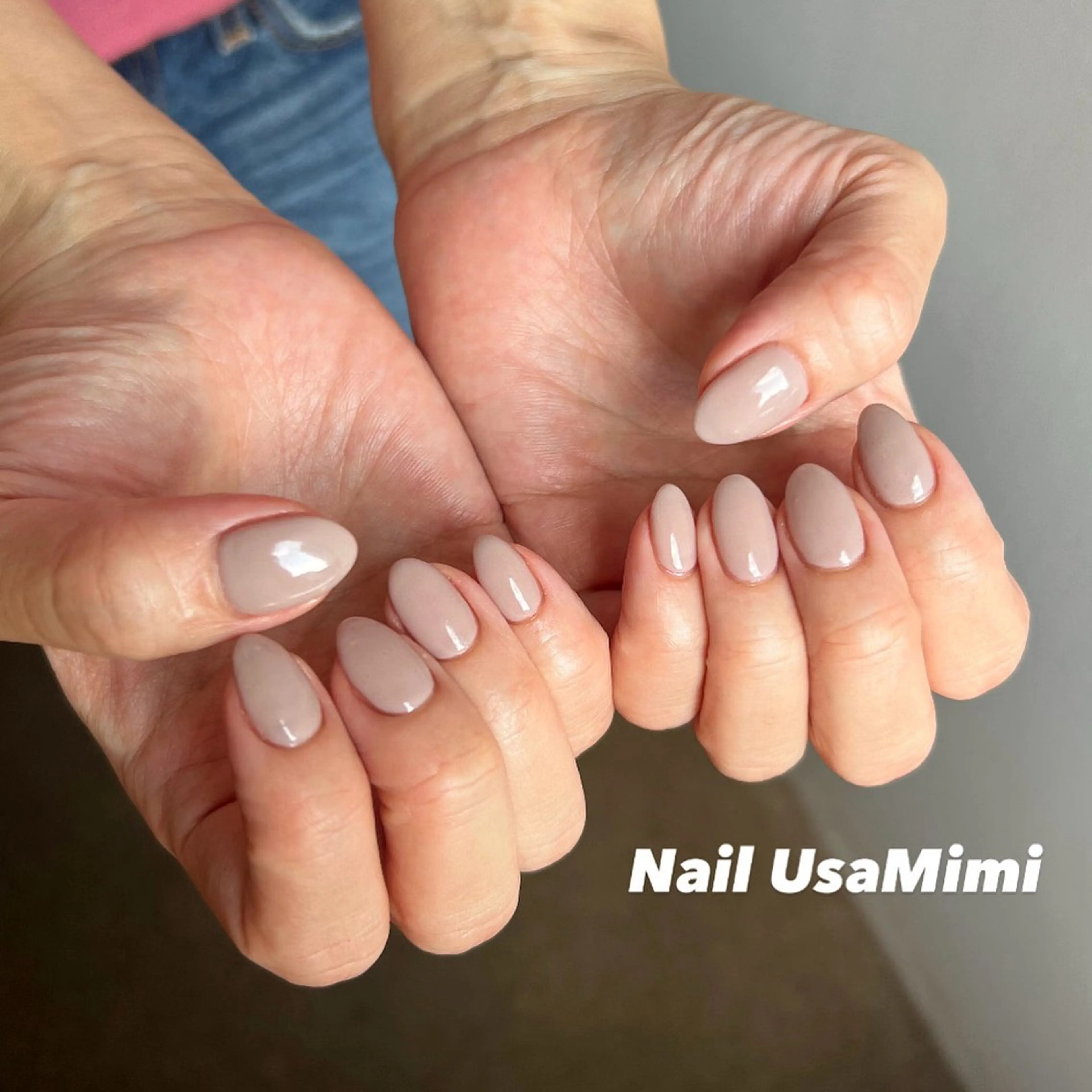 ネイル ジェルネイル マグネットネイル 持ち込み ワンカラーネイル パラジェル ハンドネイル 本町NailUsa Mimi RIKOのネイルデザイン
