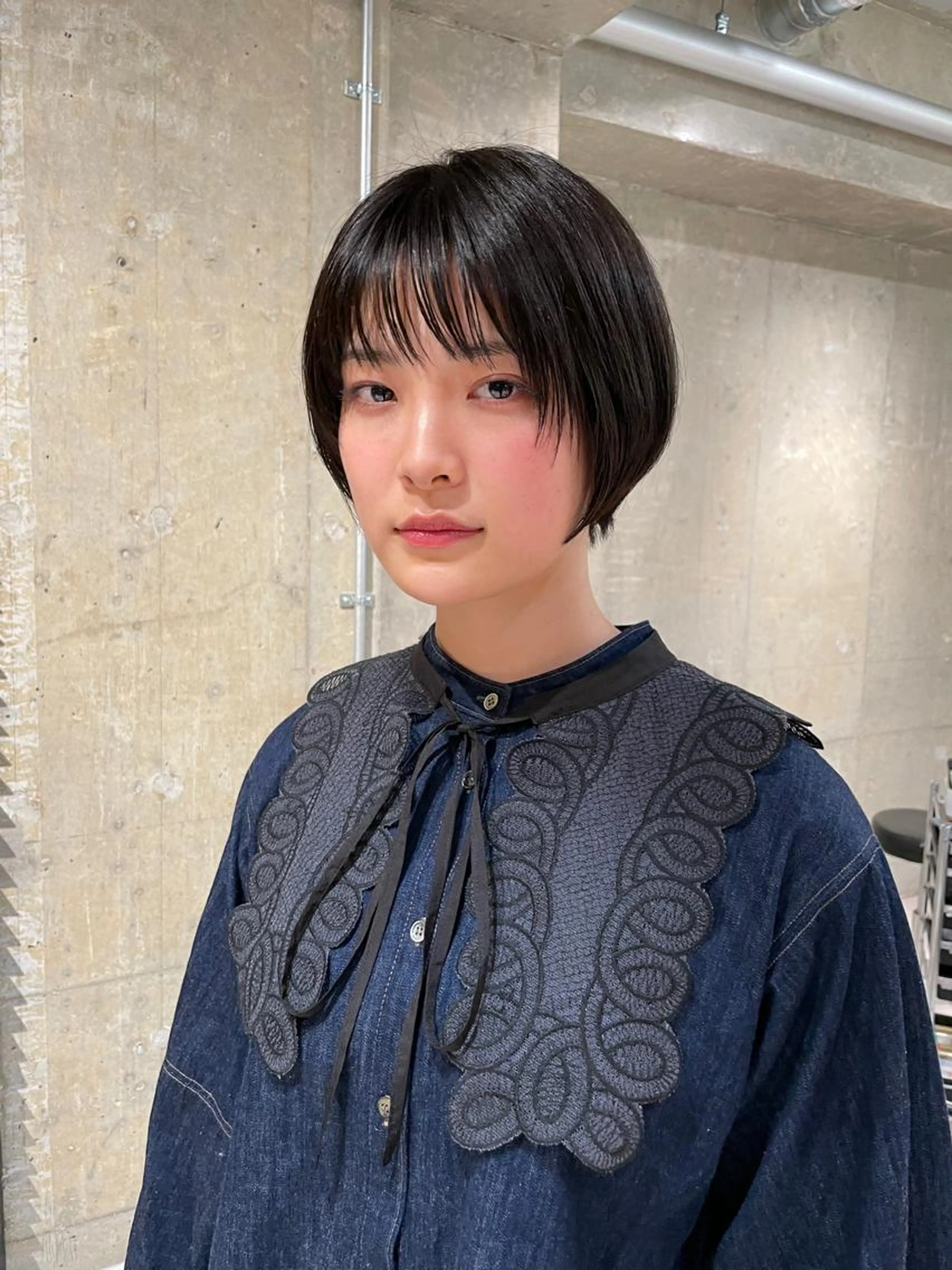 顔タイプ診断+似合わせカット+髪質復元トリートメント+高濃度ウルトラファインバブルの写真