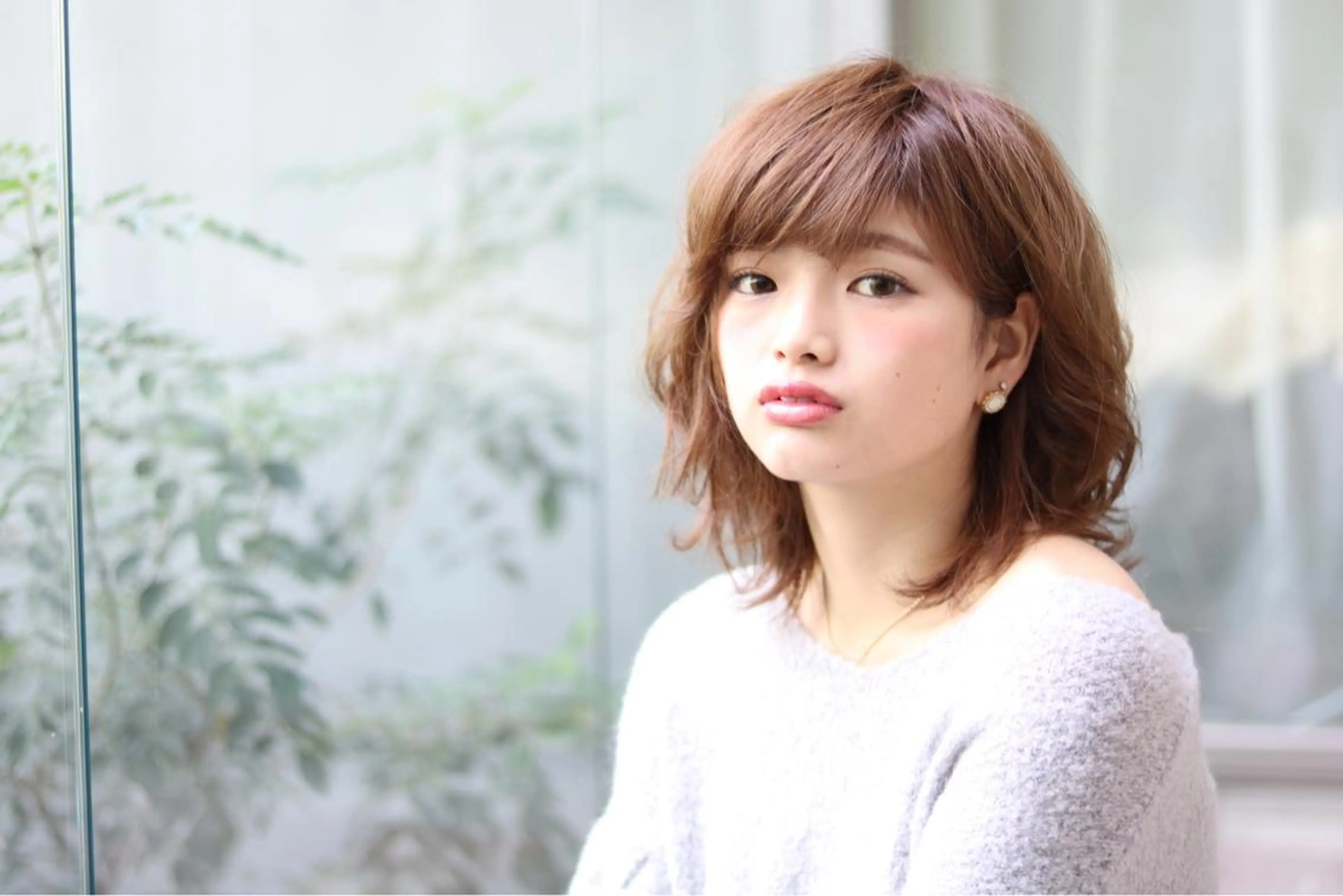 ショート ミディアム パーマ 髪質改善//縮毛矯正 This表参道のヘアスタイル