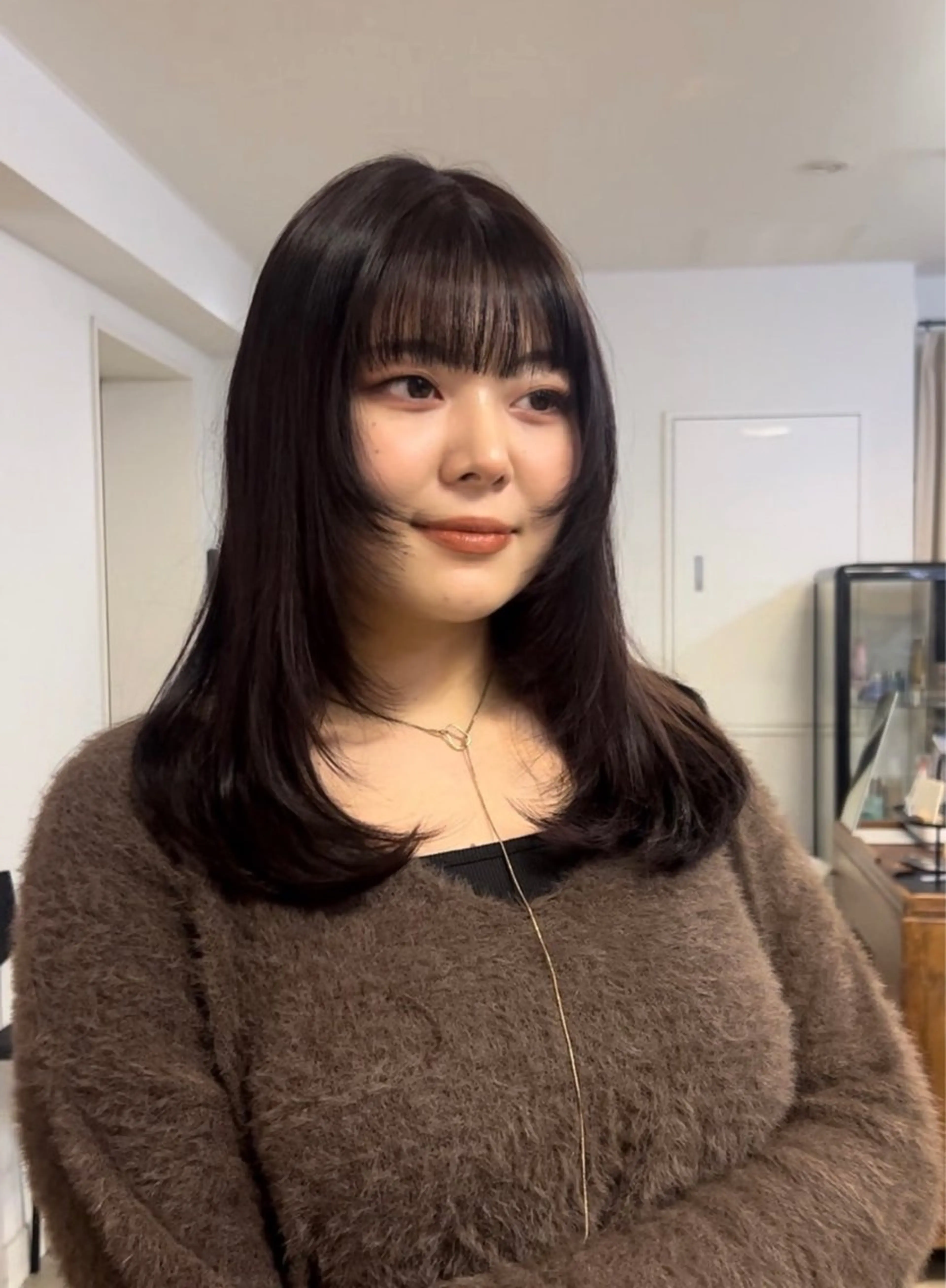 ロング レイヤーカット SCEN所属・田中 千尋のヘアスタイル
