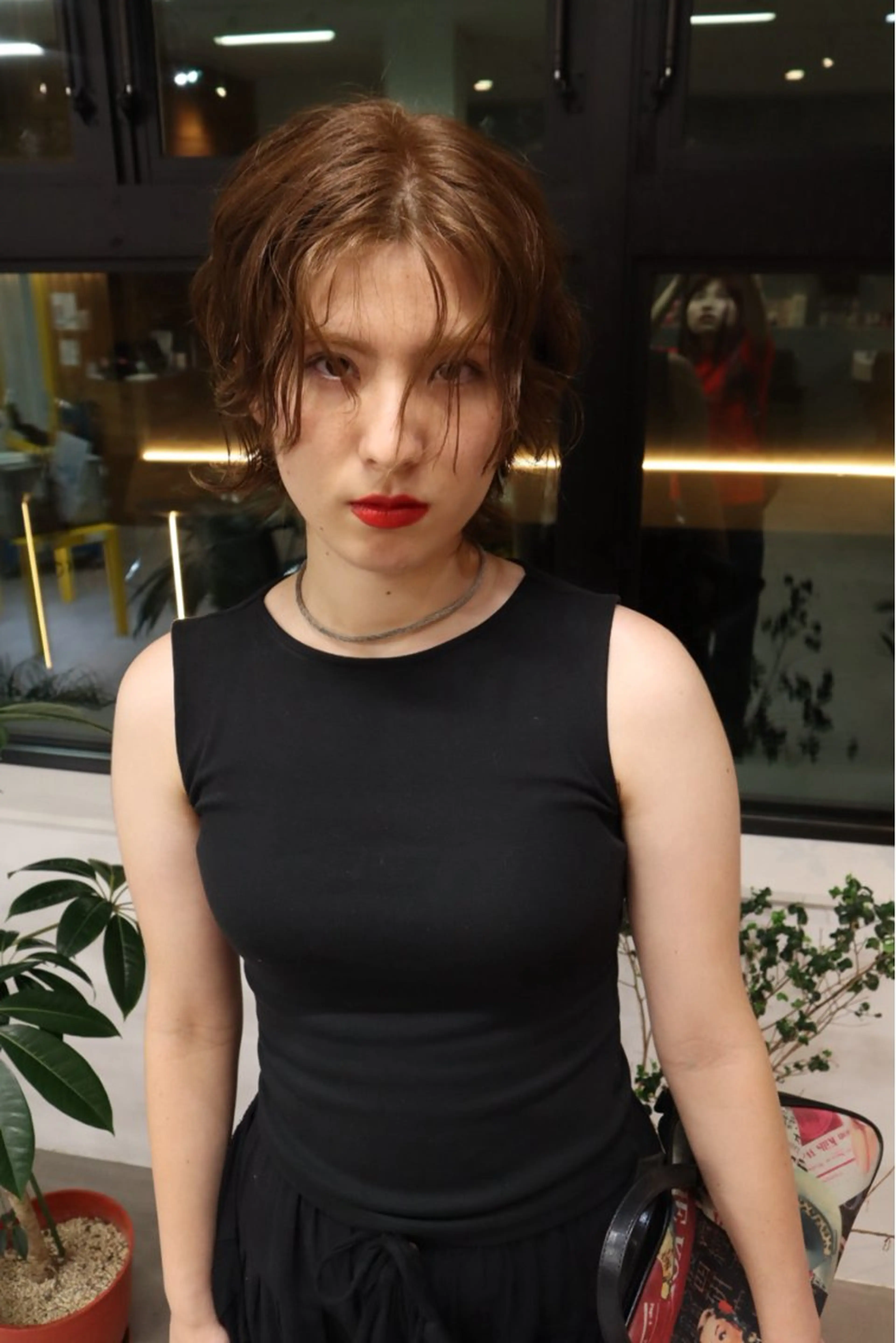 ショート カラー Nalu pu loa hachi所属・金尾 凜のヘアスタイル