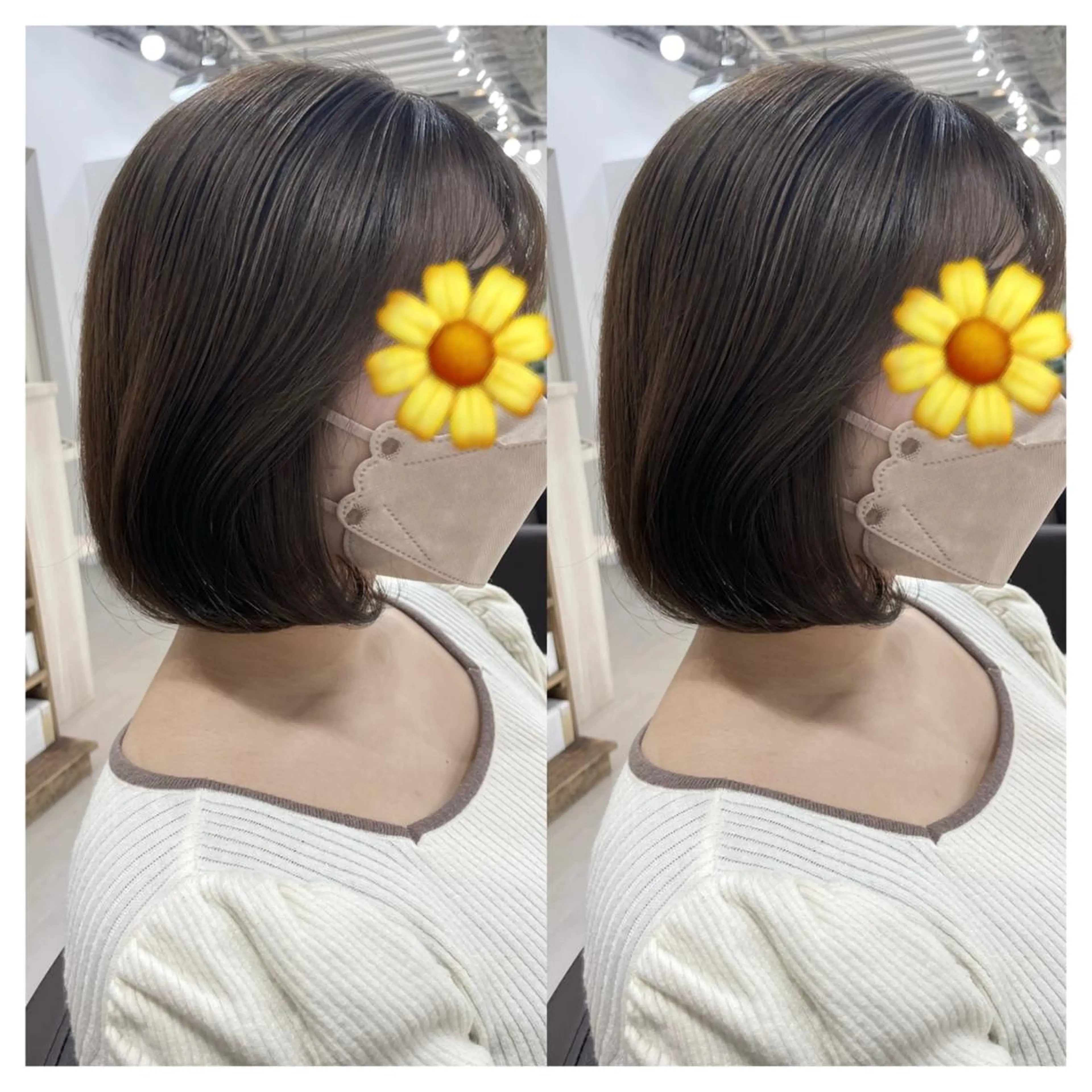 ショート カラー カット 村山 茉衣のヘアスタイル