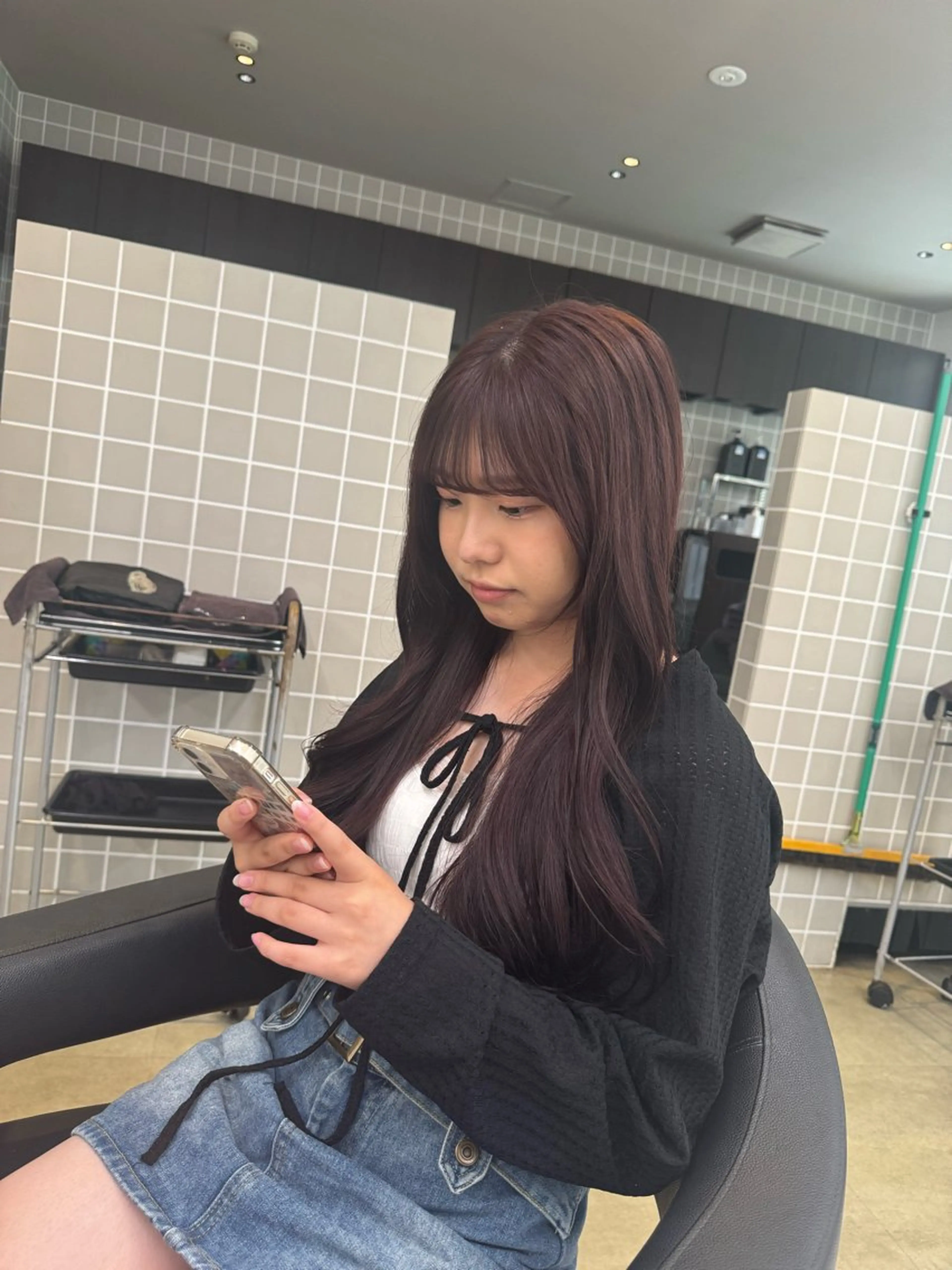 ロング カラー パーマ ヘアアレンジ メンズ キッズ 💞トレンド垢抜け ヘアUNITED💞のヘアスタイル