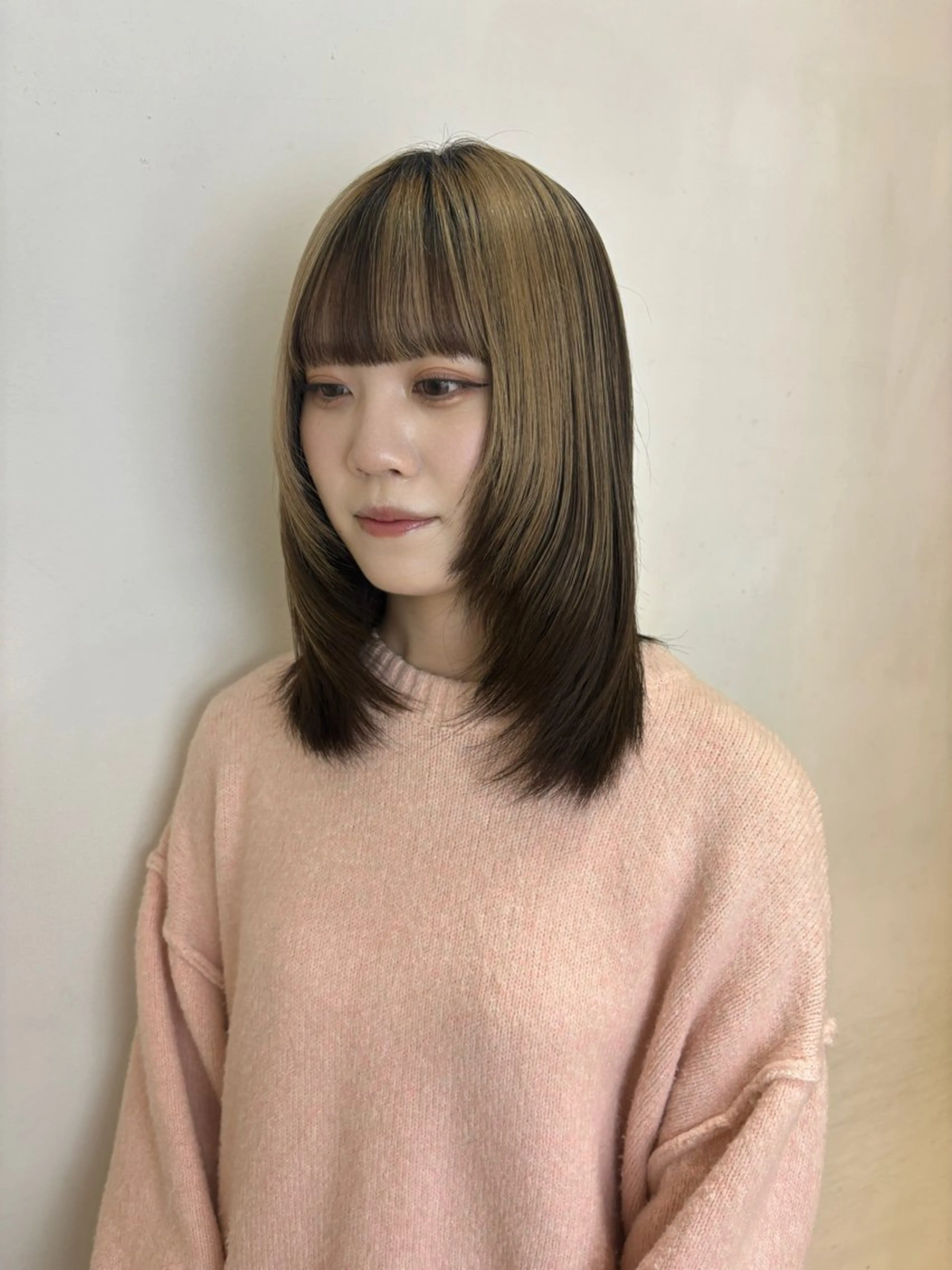 ミディアム 🎀AXIS🎀 Reira韓国ヘアーのヘアスタイル