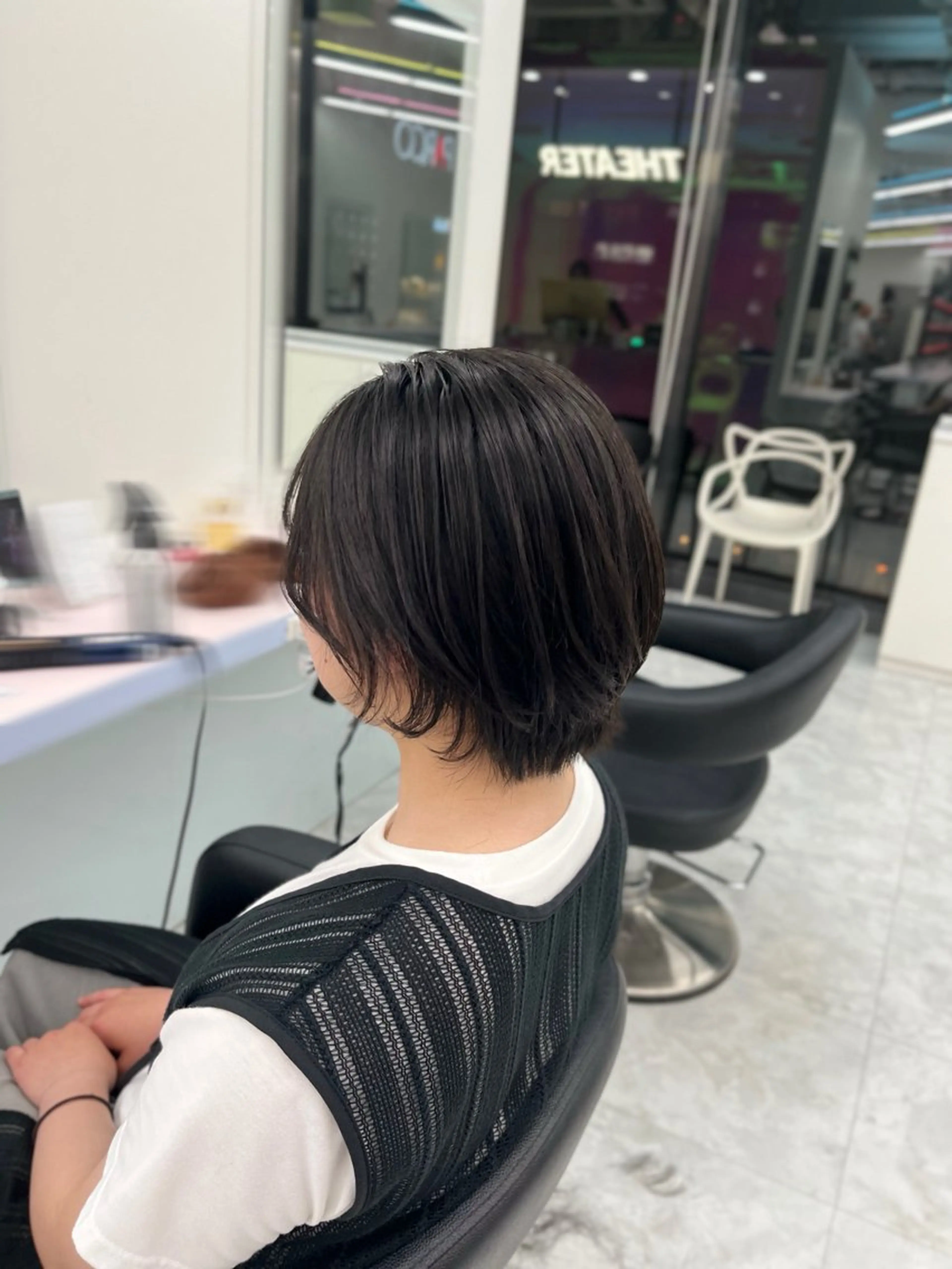ショート カット トリートメント 🤍赤みなしカラー 🤍saaka🤍のヘアスタイル
