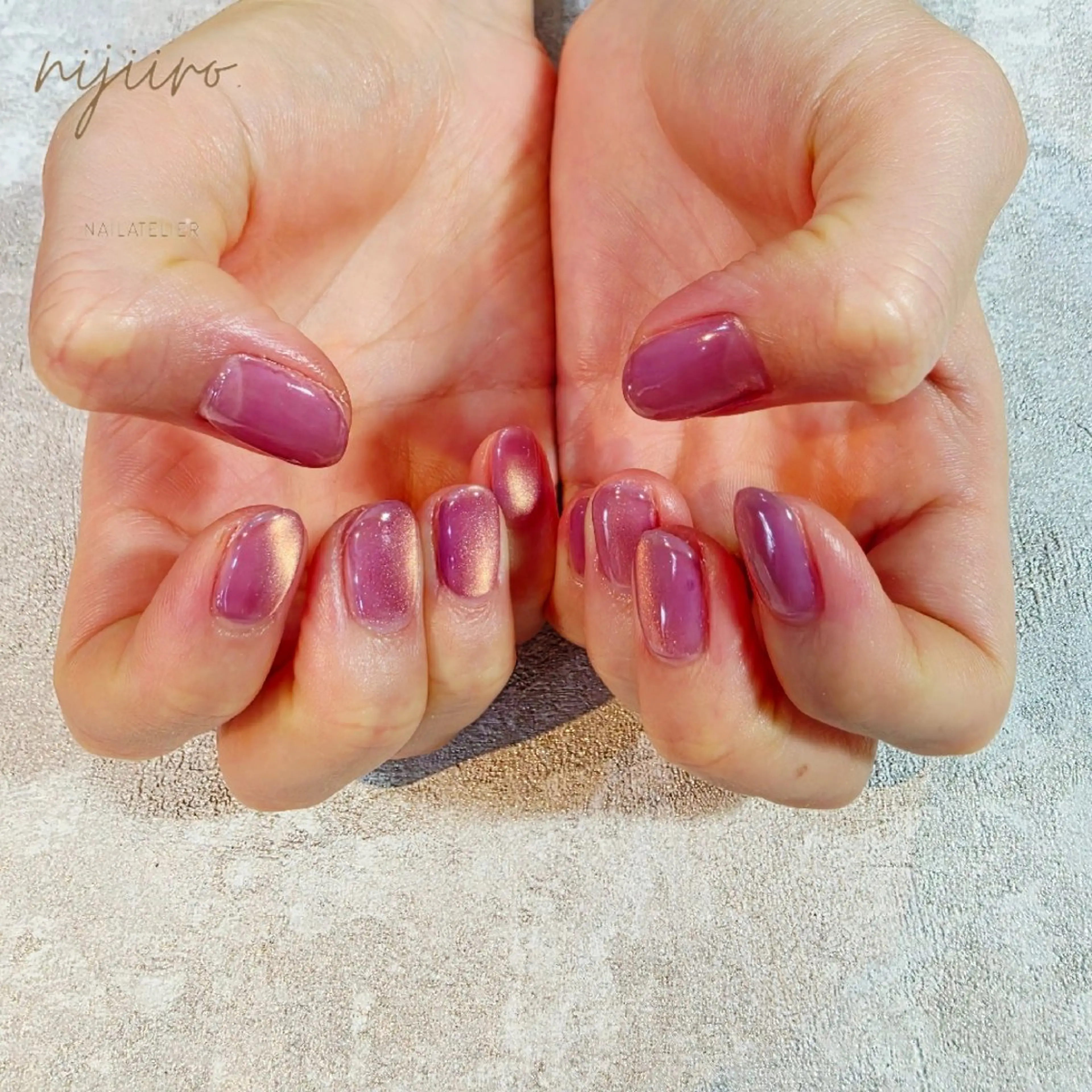 ネイル ハンドネイル nailatelier nijiiro.所属・nijiiro🌈 サトウのネイルデザイン