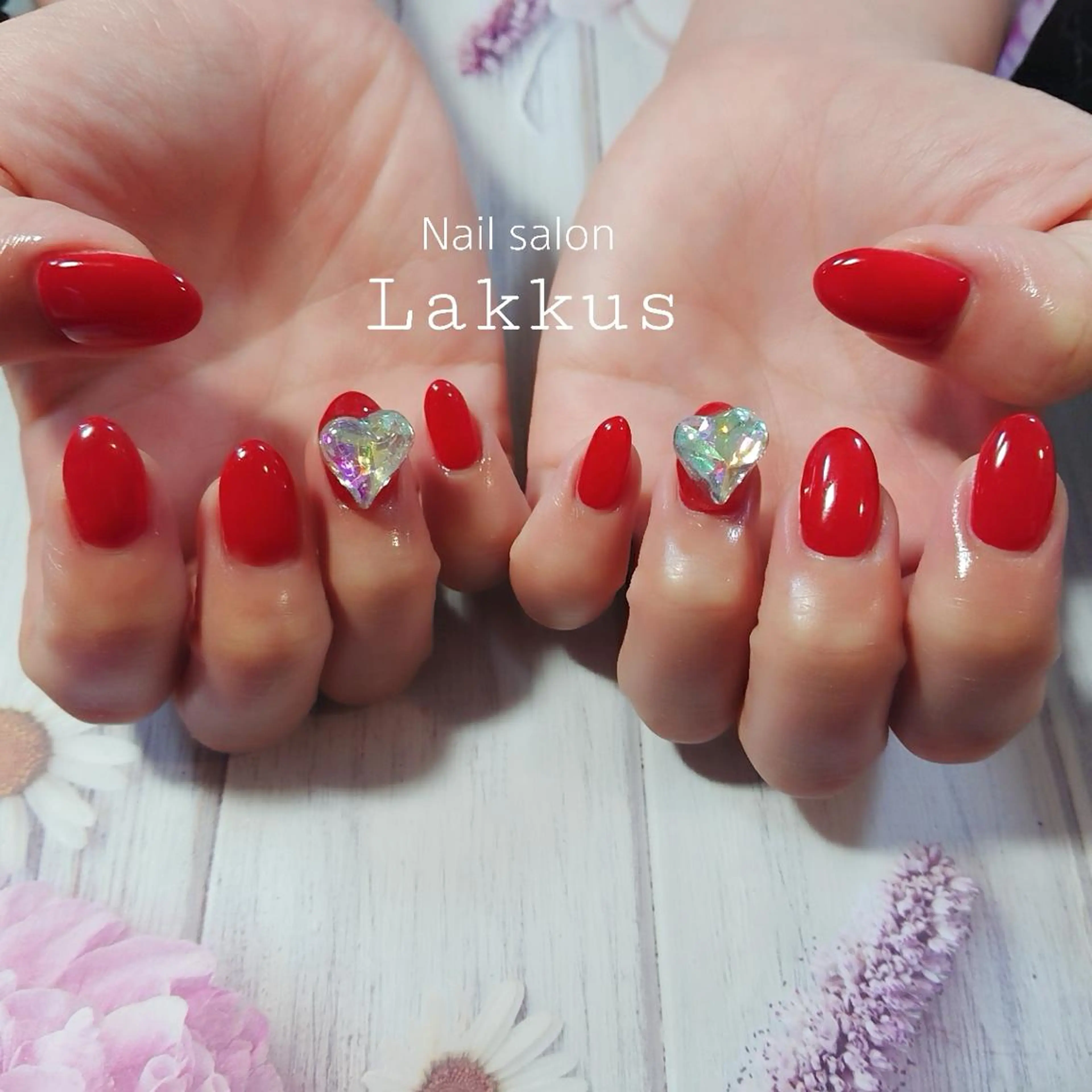 ネイル ハート Lakkus T－Mのネイルデザイン