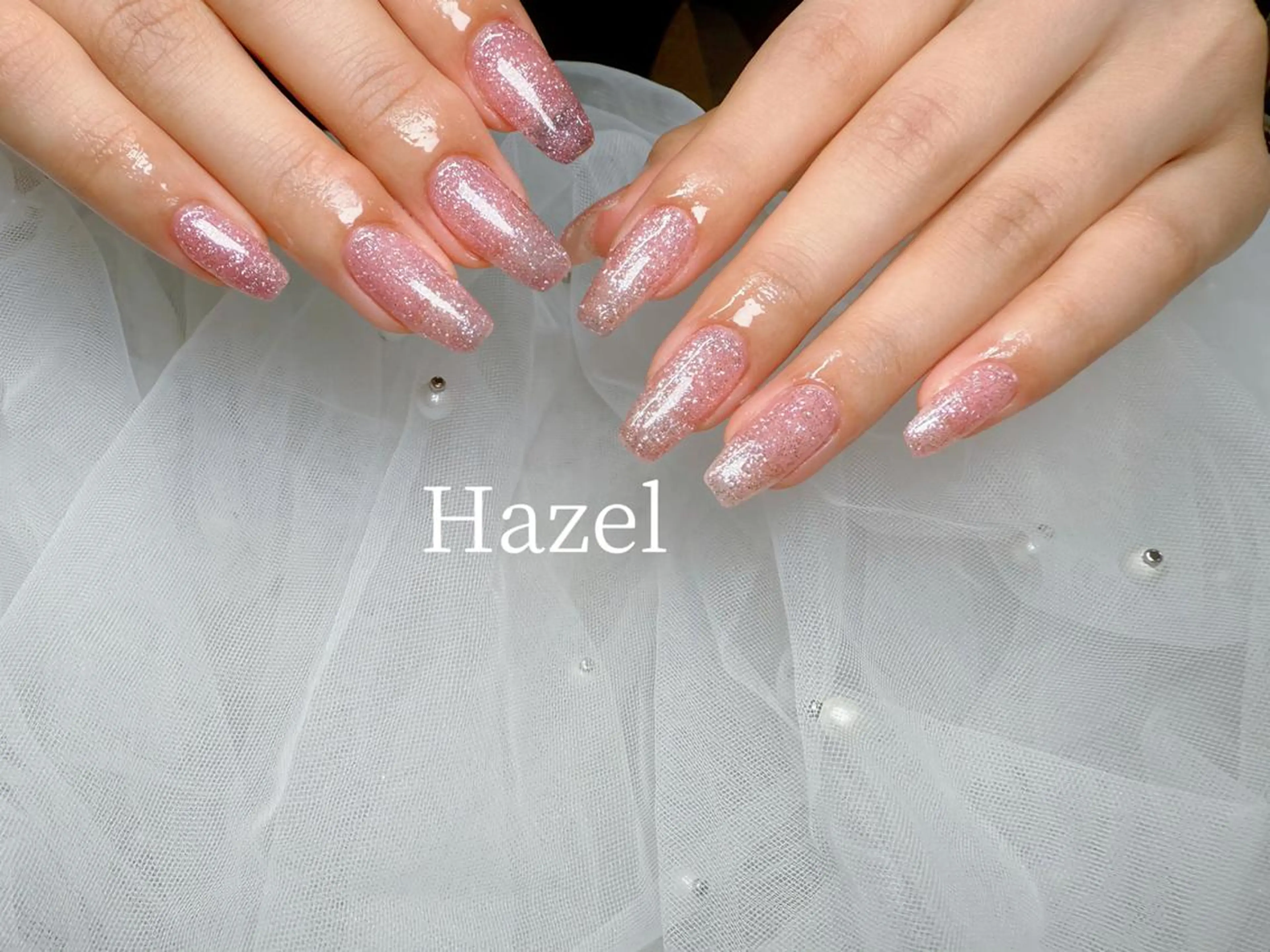 セミロング ハンドネイル 🌰Hazel*あき 吉祥寺のネイルデザイン