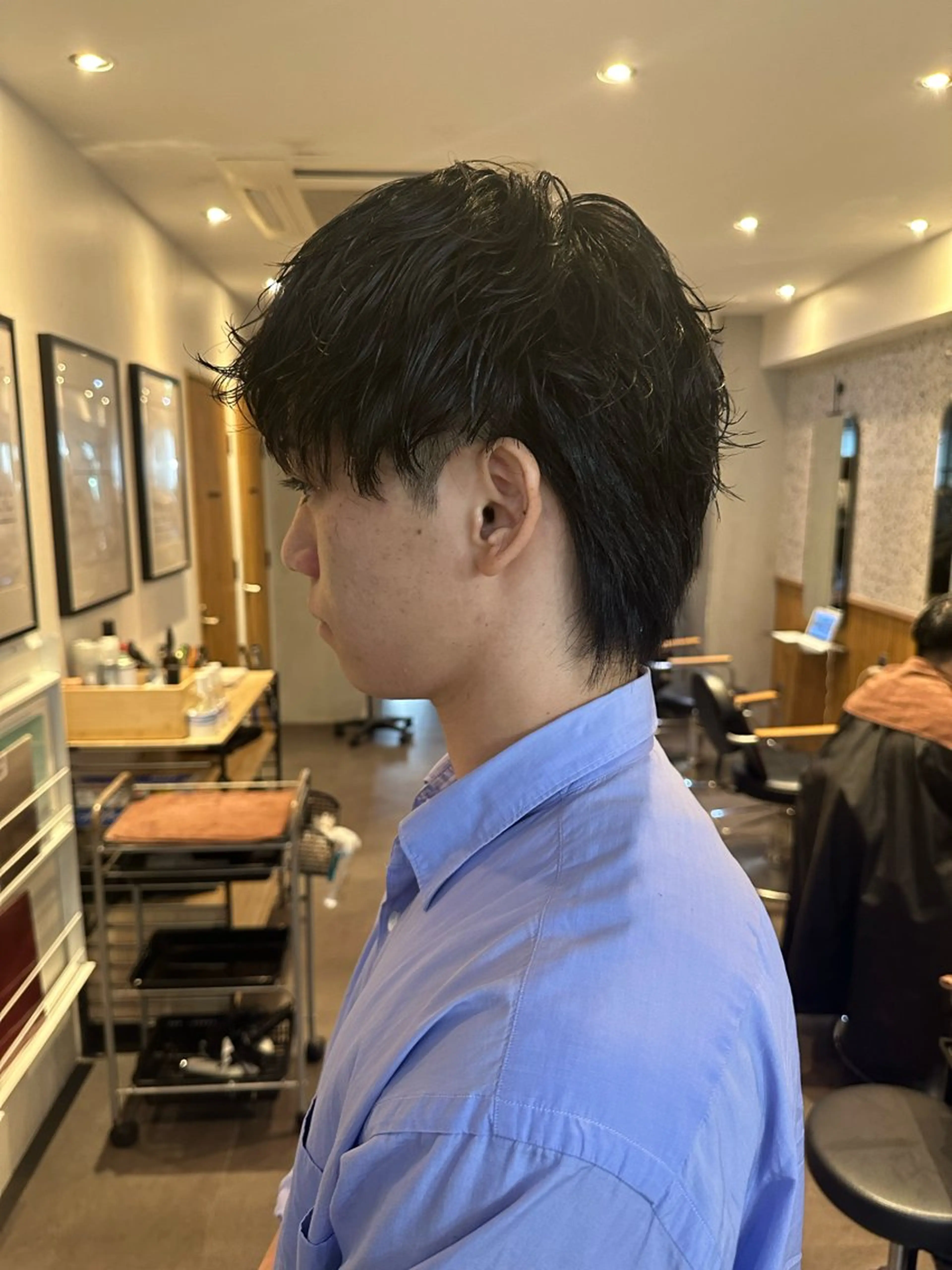 【1名様限定】🌀似合わせメンズパーマ🌀＆カット＆ショートスパ✨(トリートメント付)の写真
