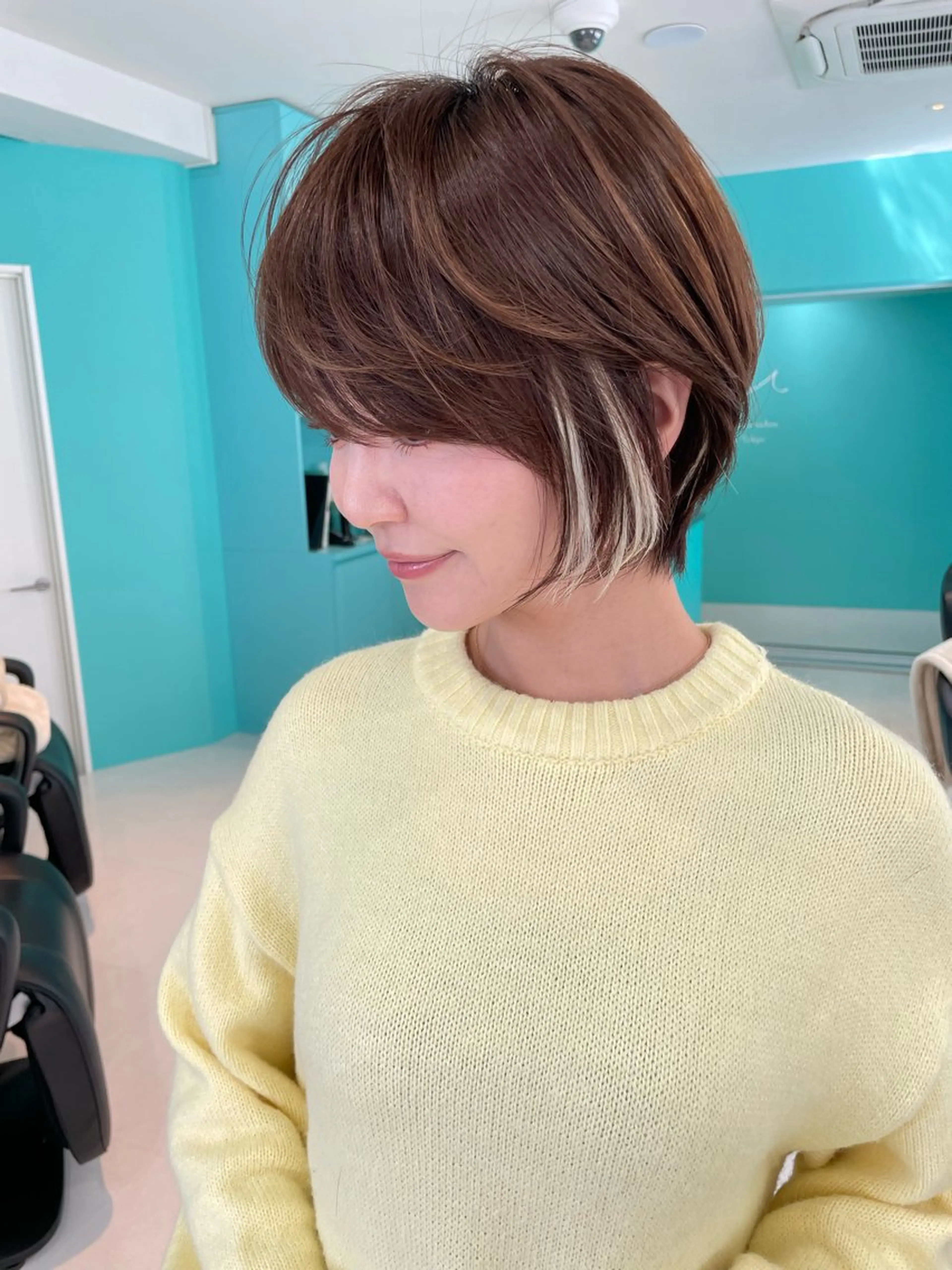 ショート カラー カット エクステ 💫ダブルカラー💫 池袋西口・泡渕✂️のヘアスタイル