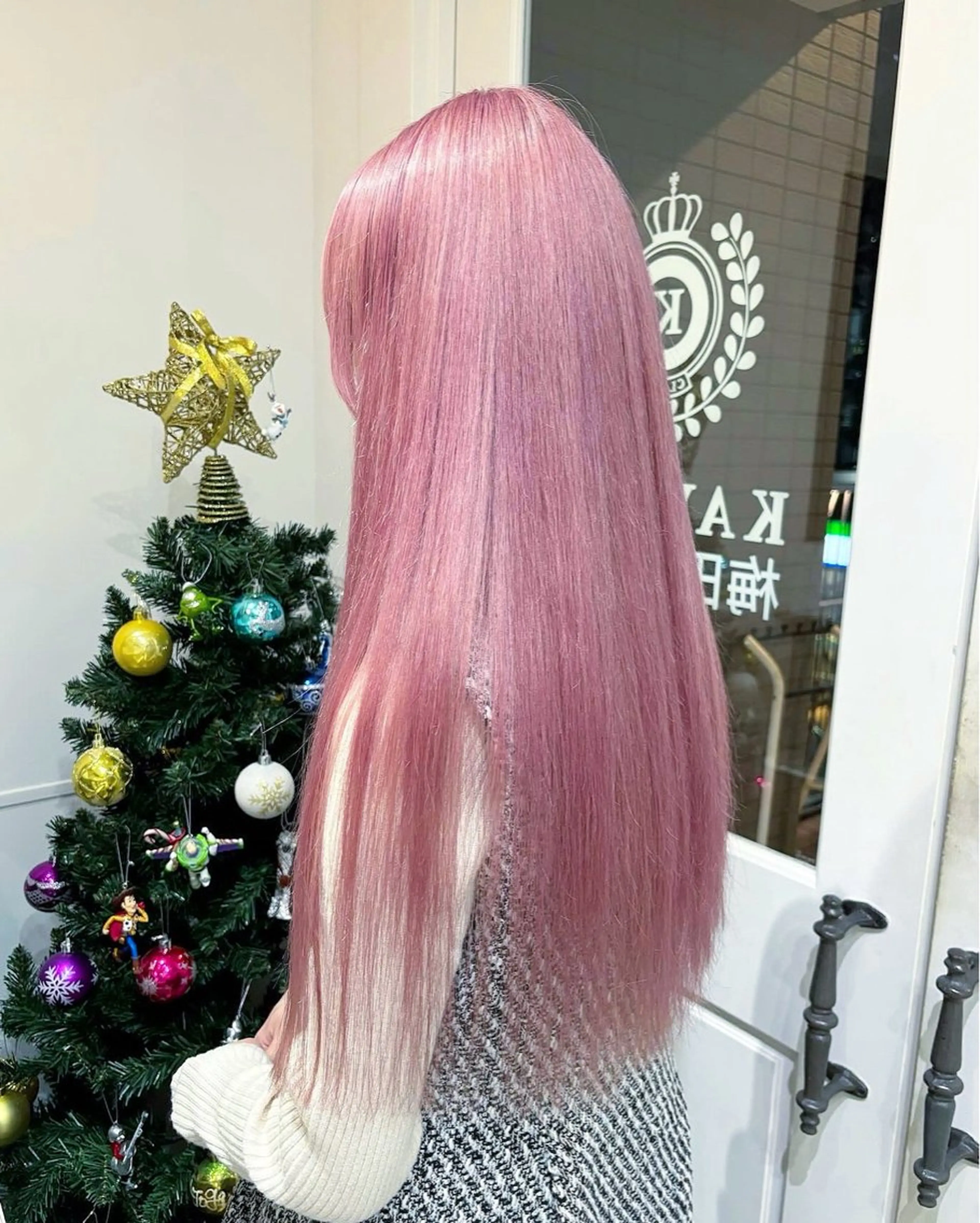 ロング ヘアカラー トリートメント 𝗺𝗶𝗸𝘂♡ 似合わせ🎀のヘアスタイル