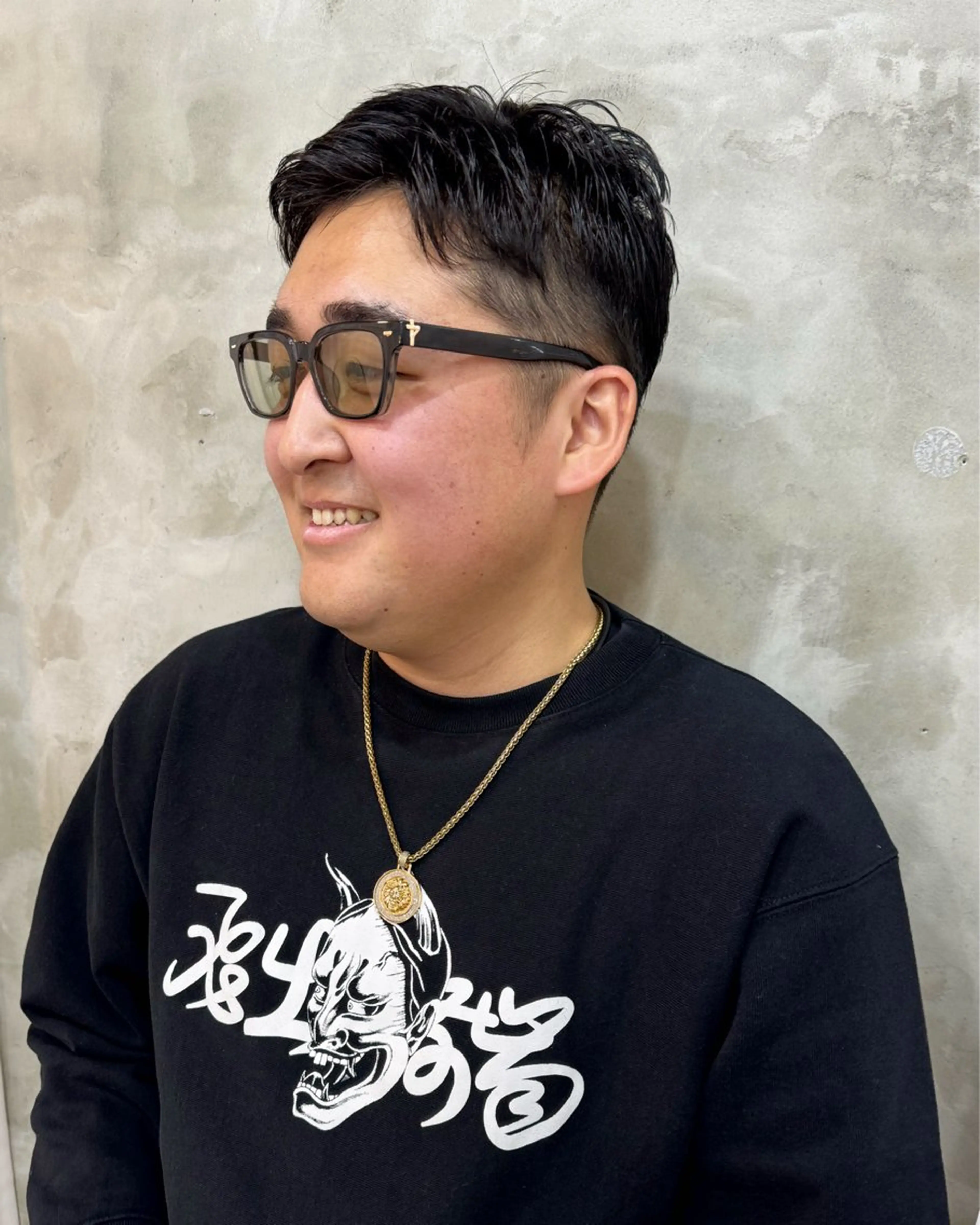 メンズ 刈り上げ 志賀 あずみのヘアスタイル