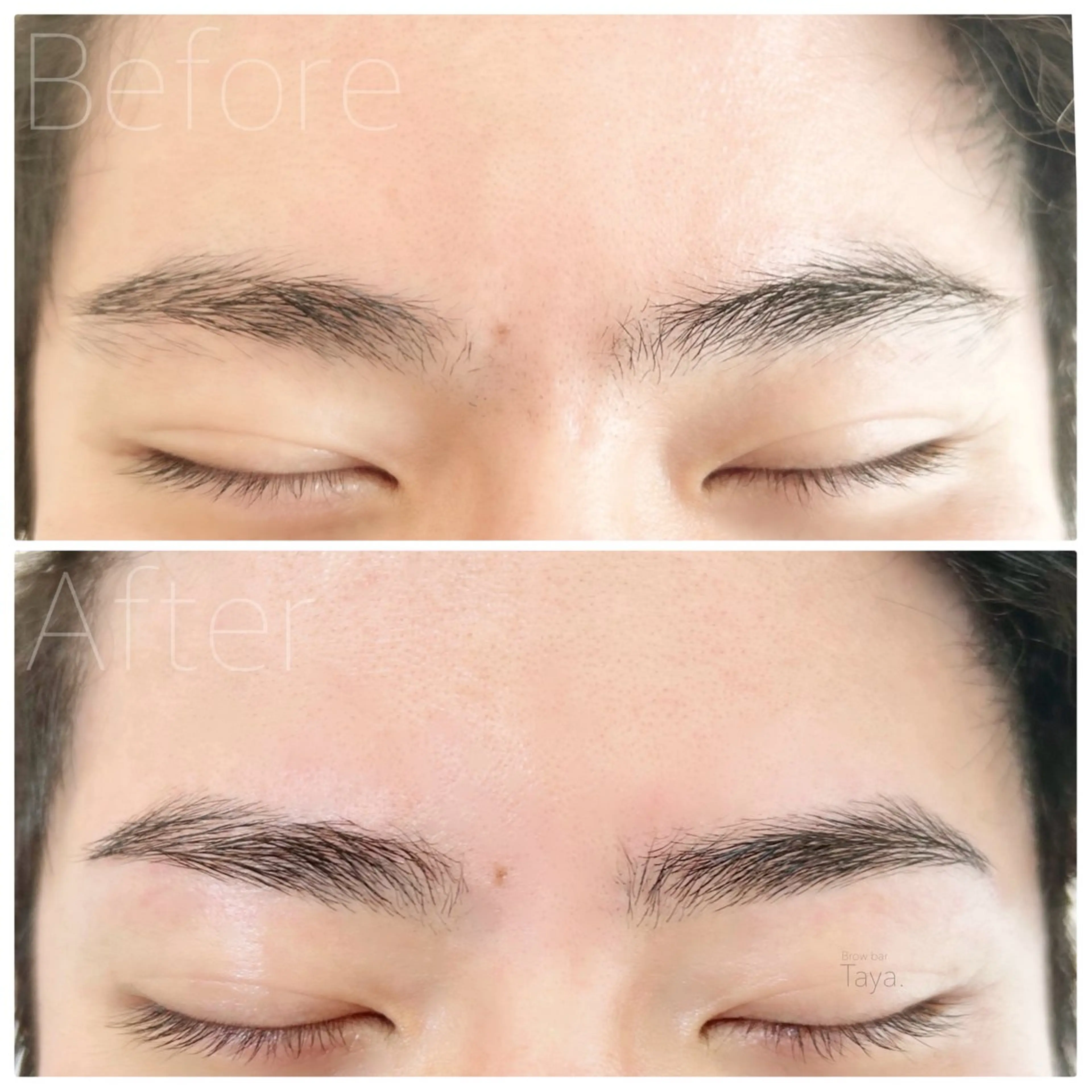 アイブロウ ワックス脱毛 眉カット Taya． Tabanaの眉毛・アイブロウイメージ