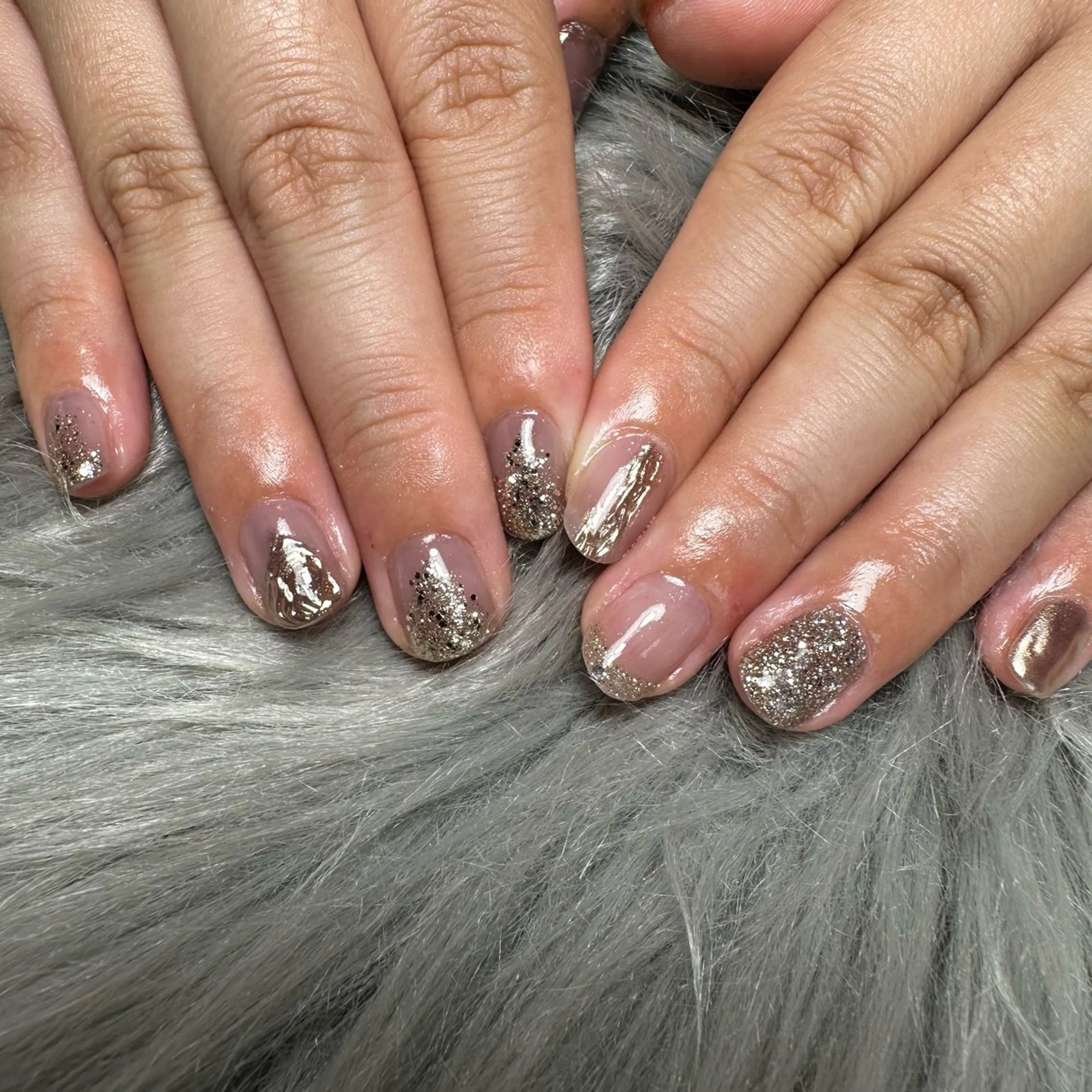 ネイル アートネイル ニュアンスネイル nail salon 凪/ネイル/耳ツボのネイルデザイン