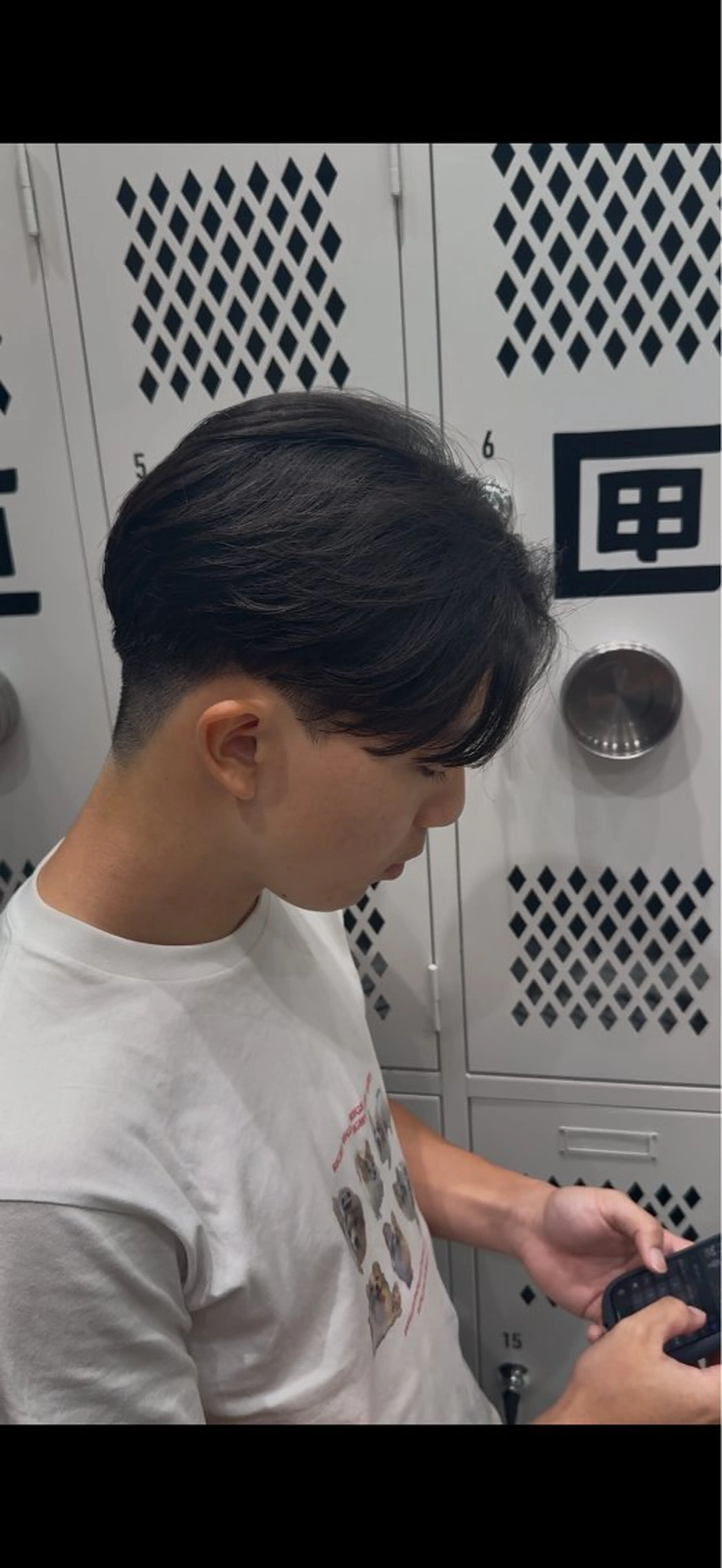 パーマ メンズ カット パーマ トリートメント 当日予約⭕️ fifth渋谷太田のヘアスタイル