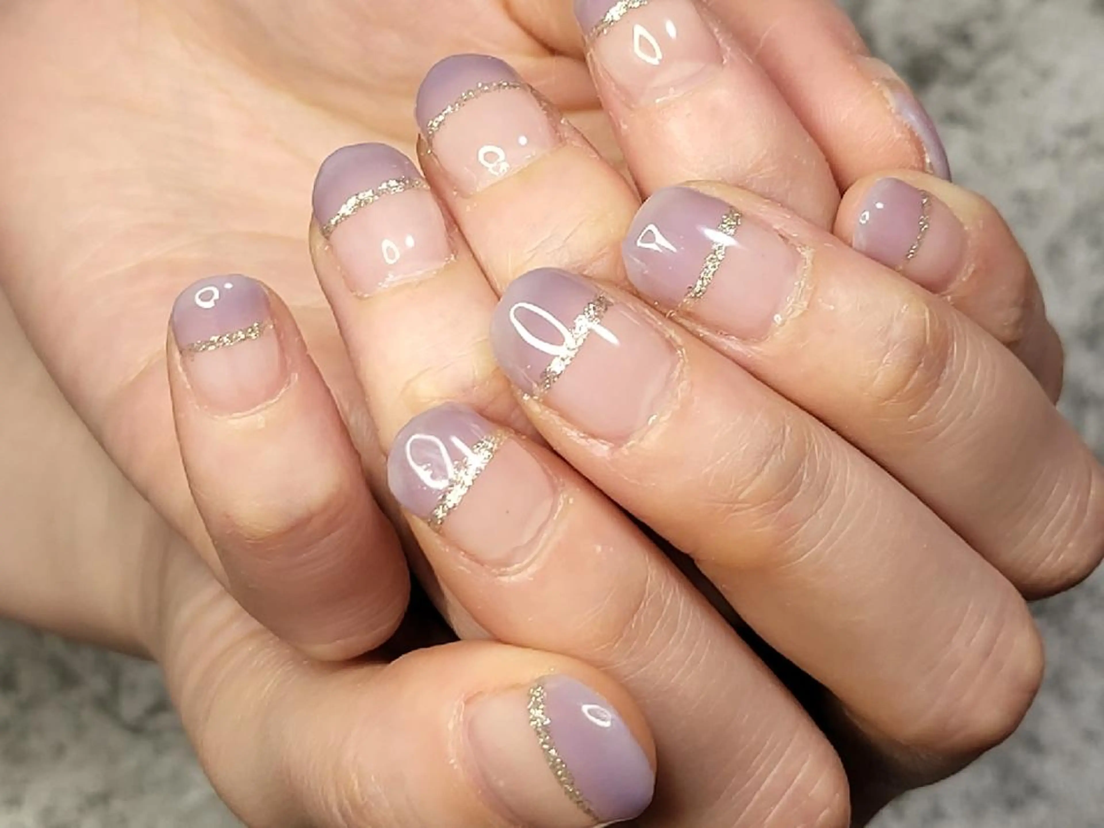 ネイル フレンチネイル excia (イロドリ)のネイルデザイン