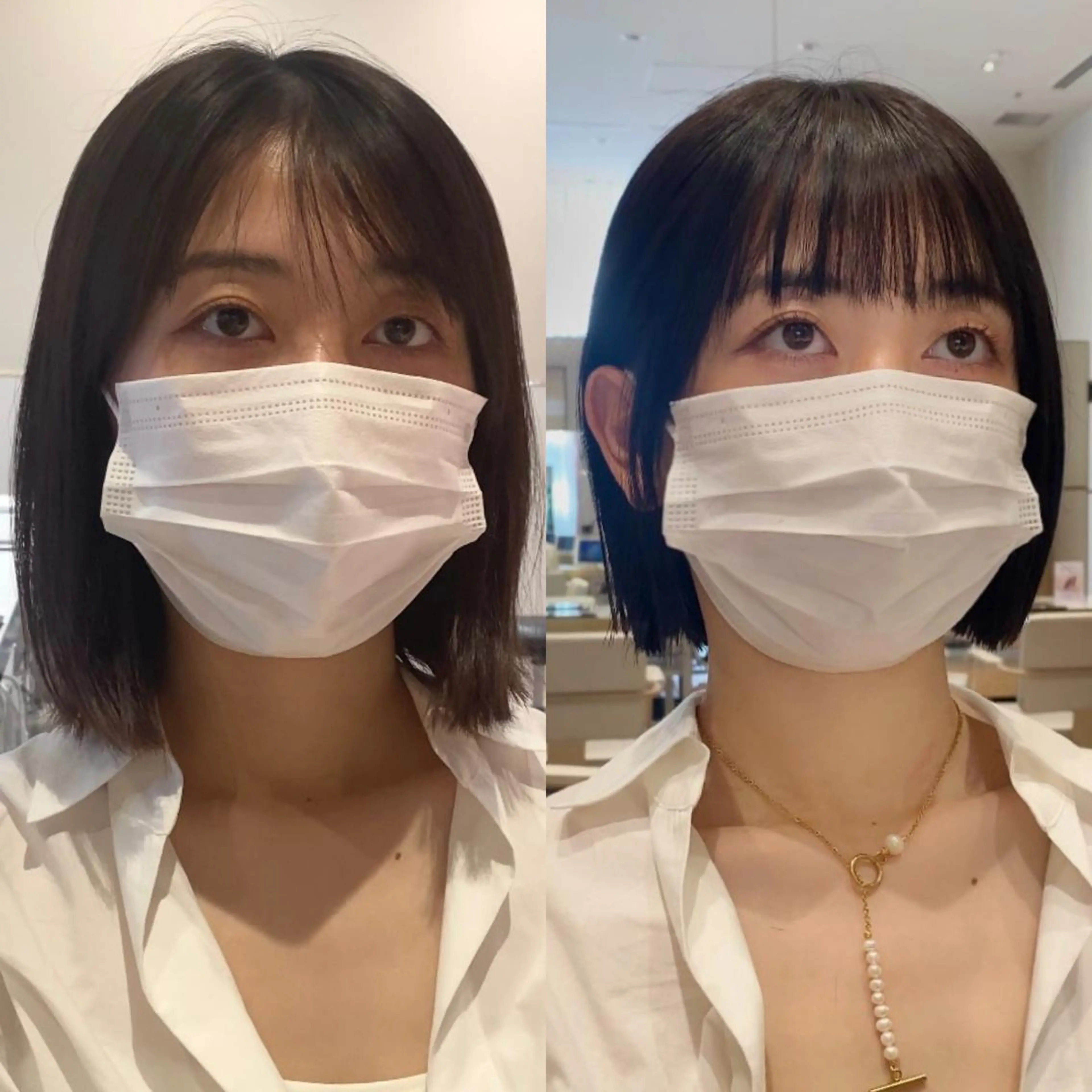 ショート カラー パーマ ヘアアレンジ カット ヘアカラー トリートメント ヘアセット 小野寺瑞希 /最小顔カットのヘアスタイル