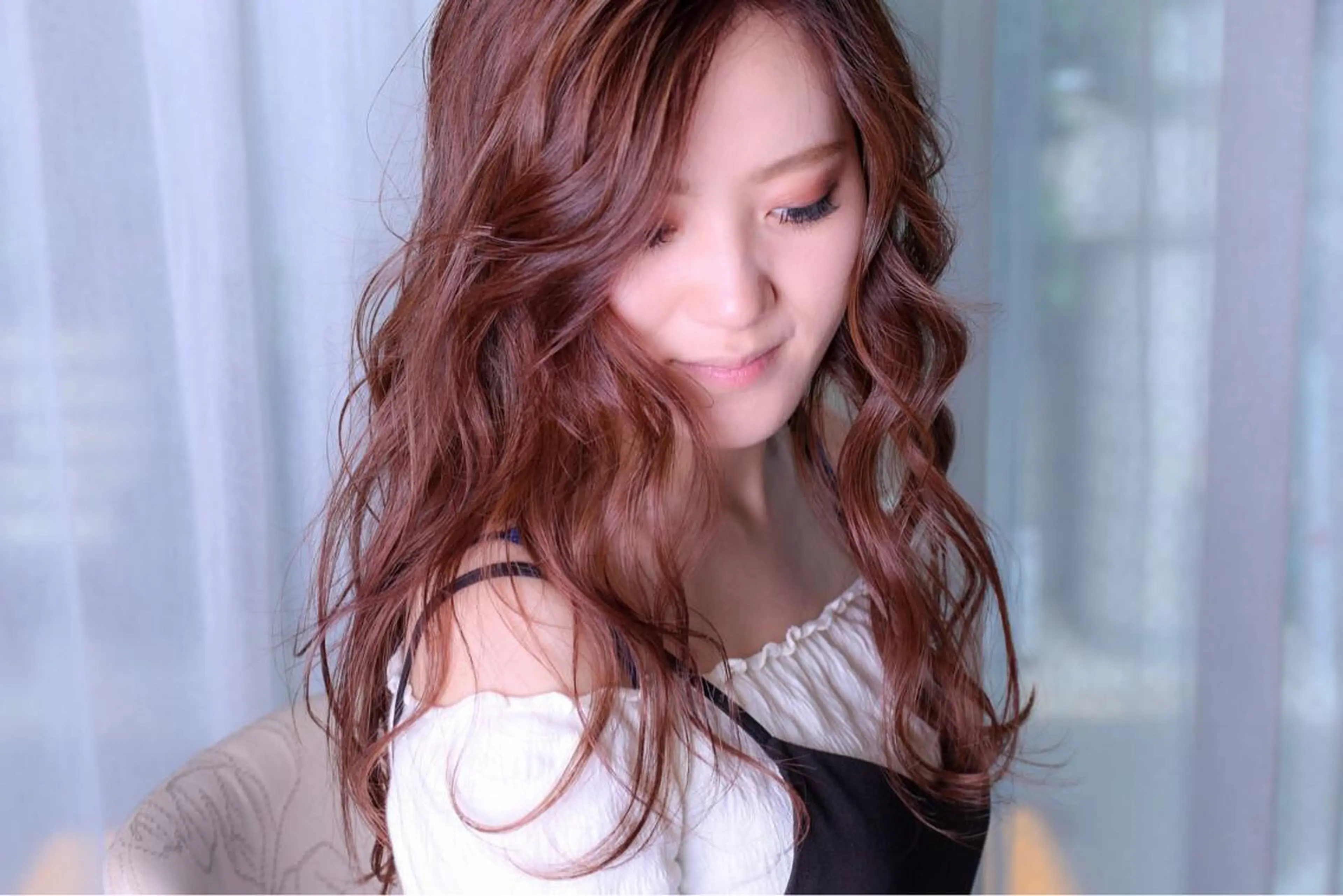 ロング カラー NIFTY chiren ニフティ チレン所属・永野 成知のヘアスタイル