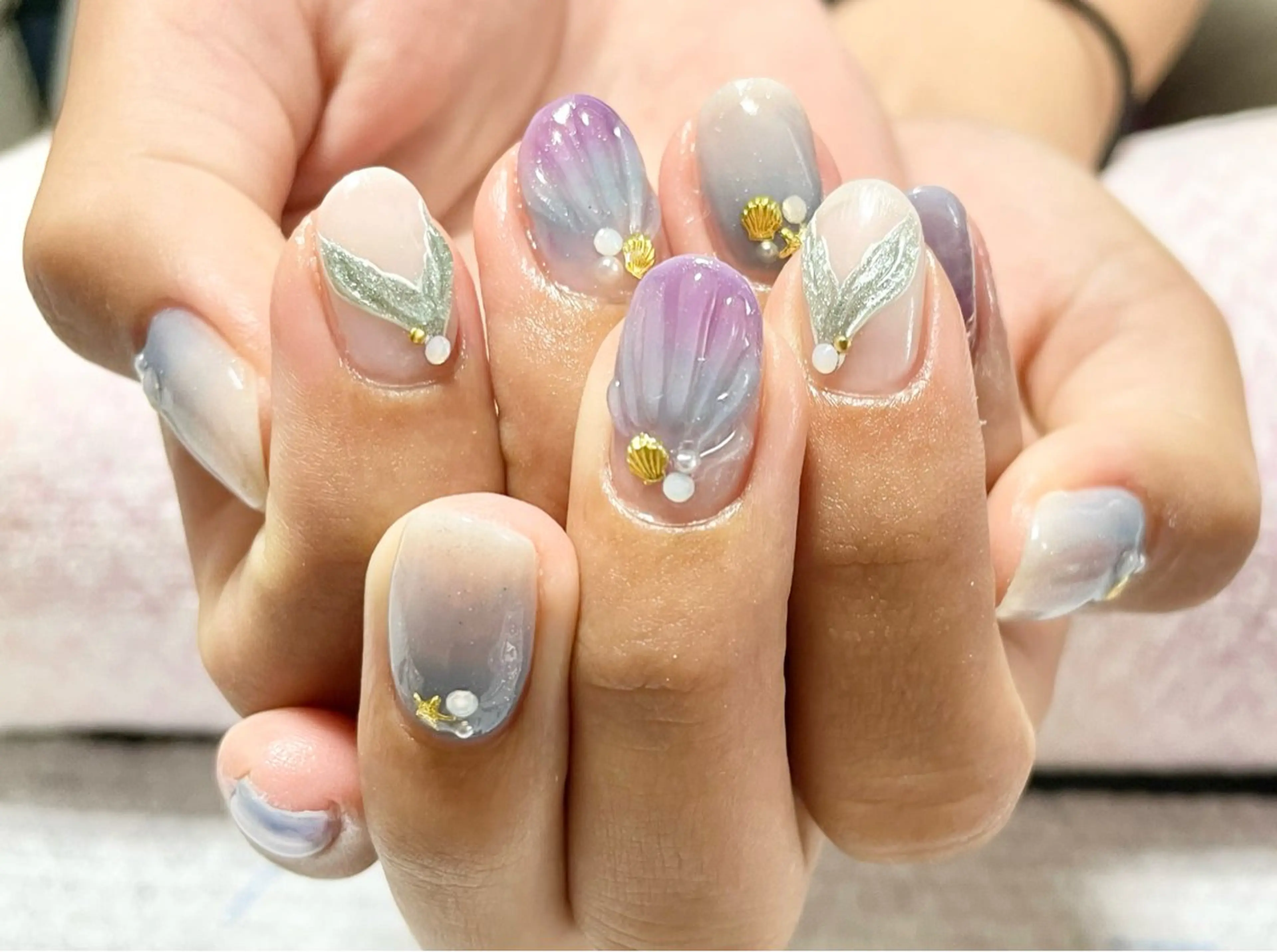 ネイル ハンドネイル nail salon HIRUKANAのネイルデザイン