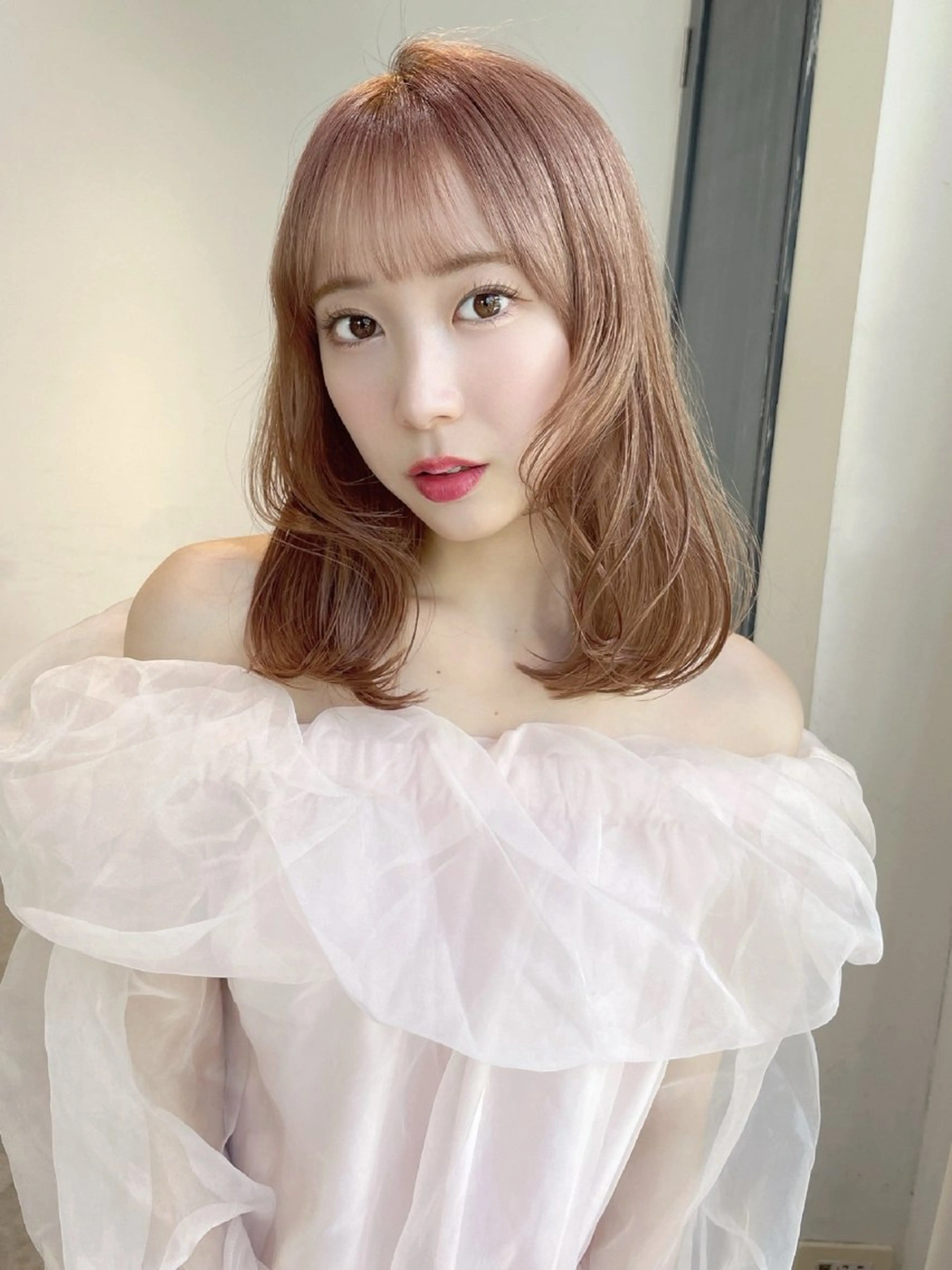 ヘアアレンジ 暖色カラー🫧🎀/ 戸塚咲のヘアスタイル