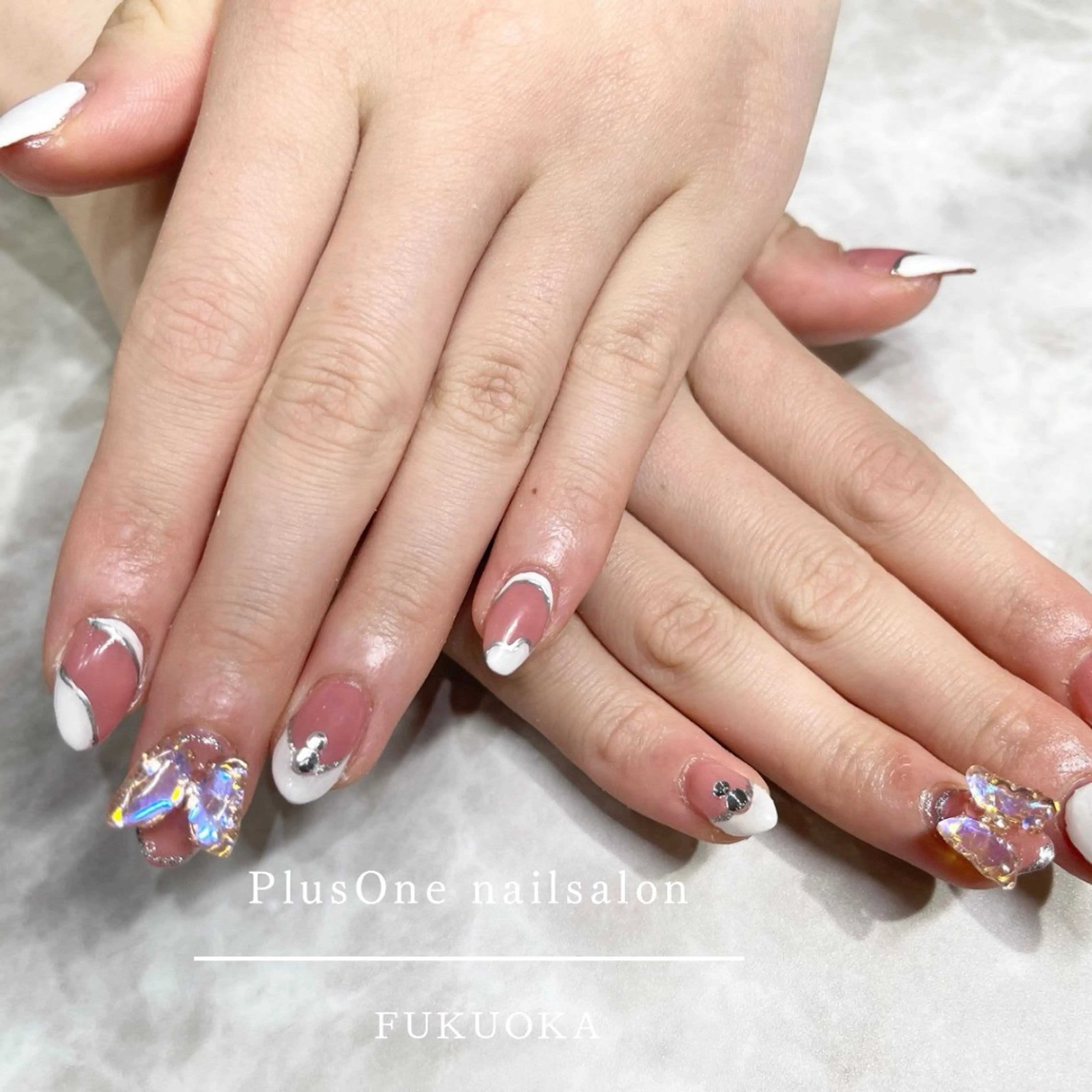ネイル アートネイル ジェルネイル PlusOnenailsalon所属・粕屋ネイル＆耳つぼ 🫧Natsumiのネイルデザイン