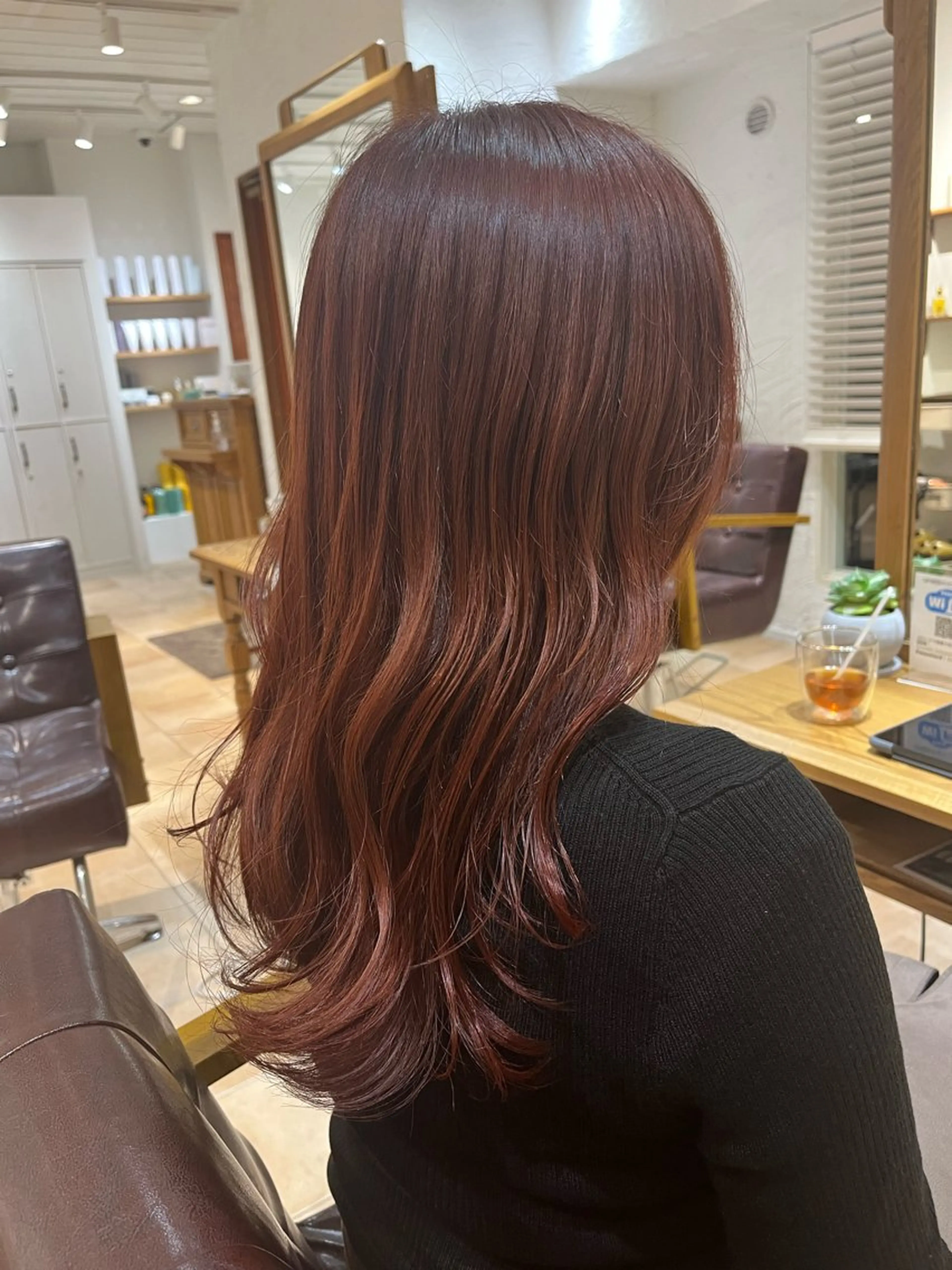 ミディアム カット ヘアカラー トリートメント 🌈透明感カラー🌈 🌟吉田祐介🌟のヘアスタイル