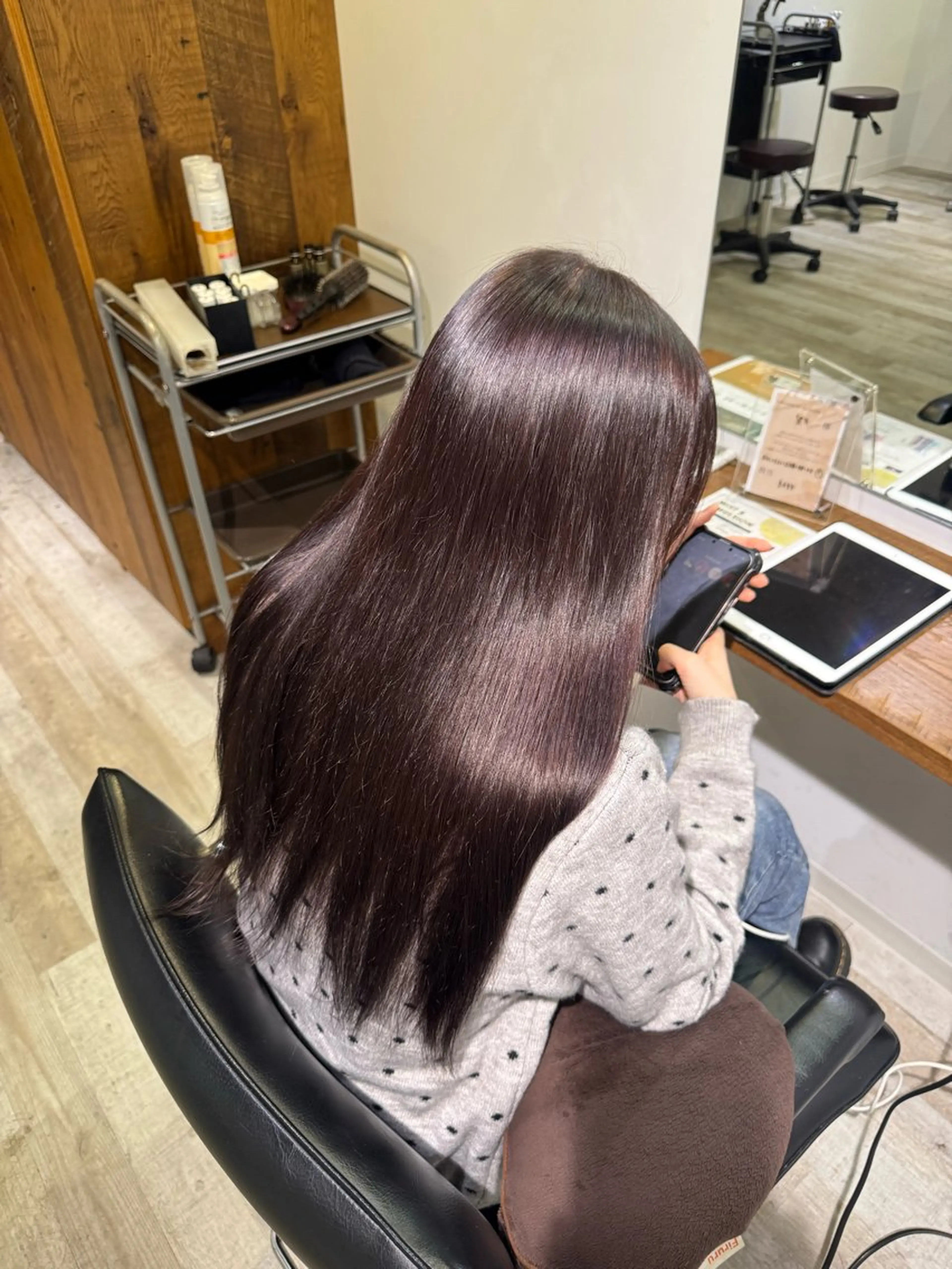 カラー ブラウンカラー diar平塚所属・飯野 ゆめかのヘアスタイル