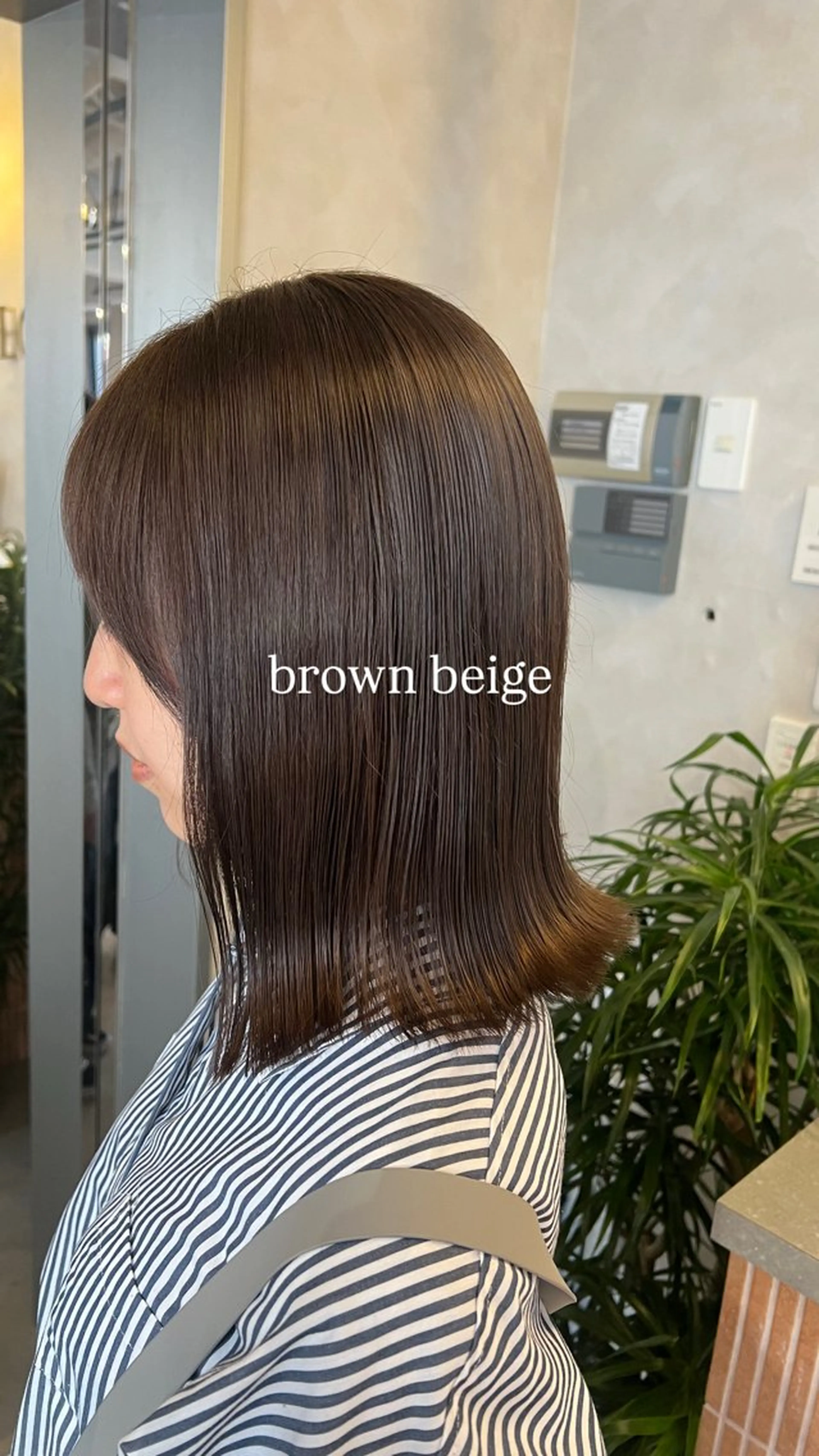 ミディアム カラー 透明感カラー カット ヘアカラー トリートメント 梅田/顔周りカット /ボブ/RINKAのヘアスタイル