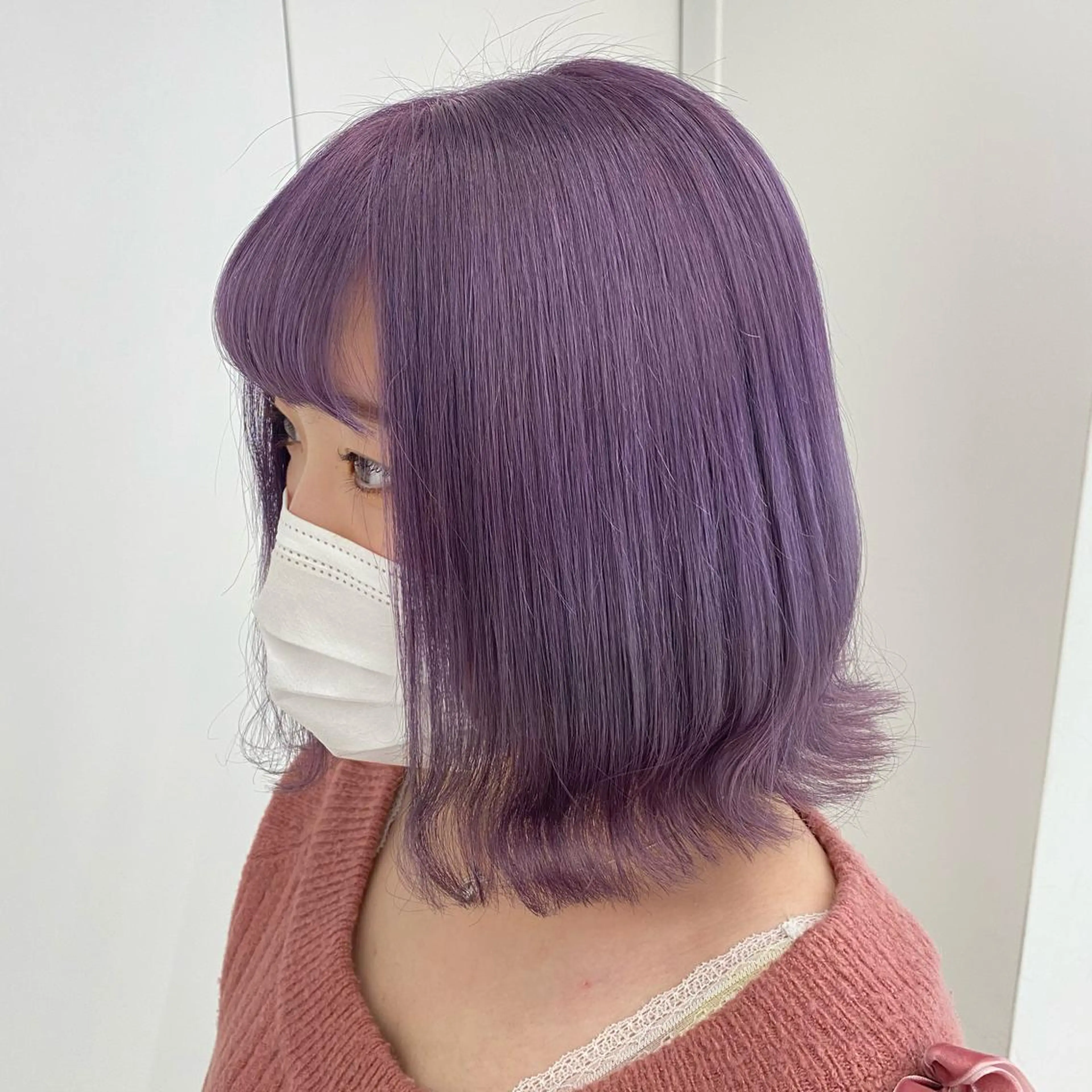 ショート カラー ヘアアレンジ 韓国艶カラー🇰🇷 DISCO💙のヘアスタイル