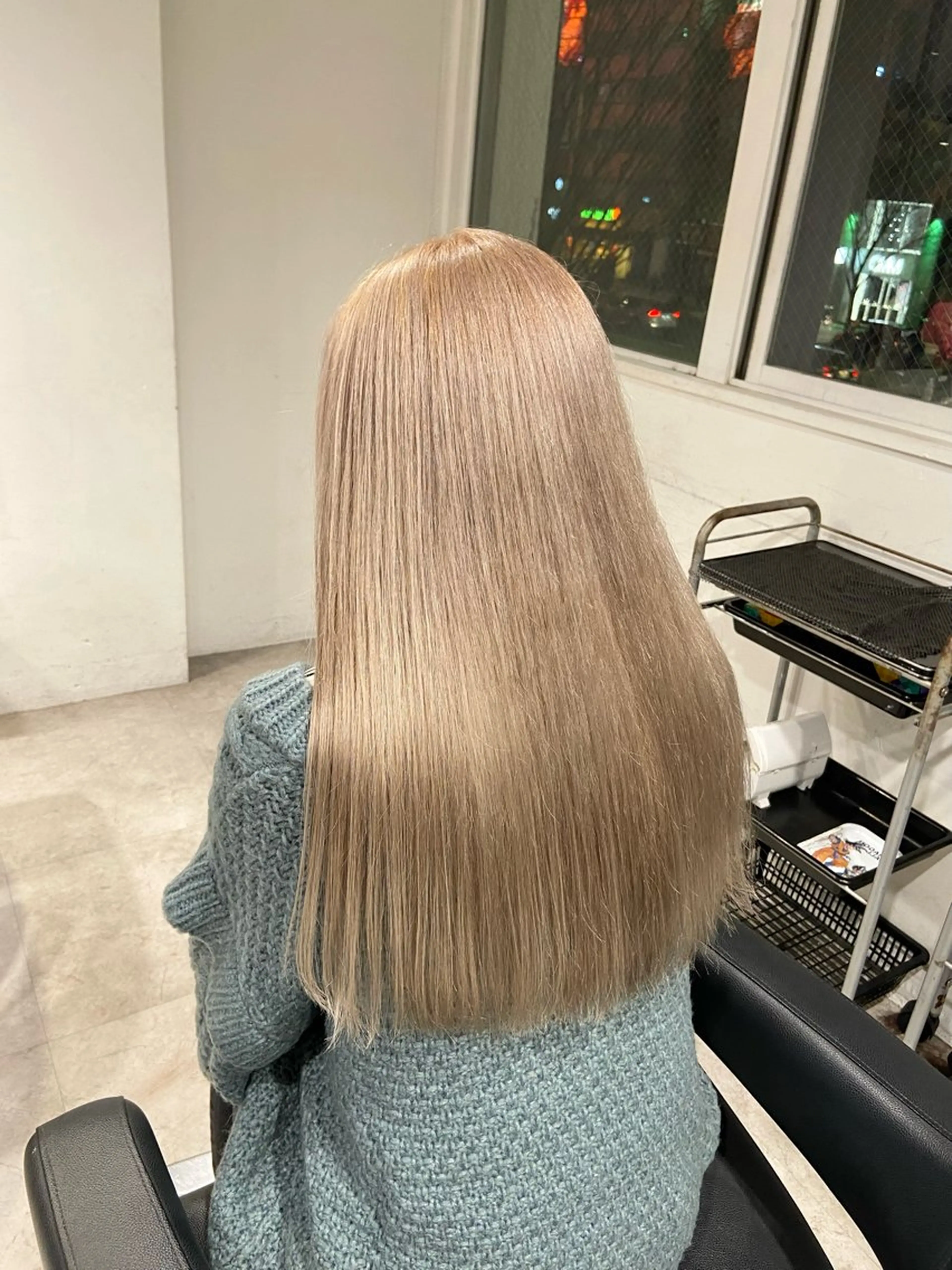 ロング カラー ヘアアレンジ トレンドモテカラー 🩷色落ちまで可愛くのヘアスタイル