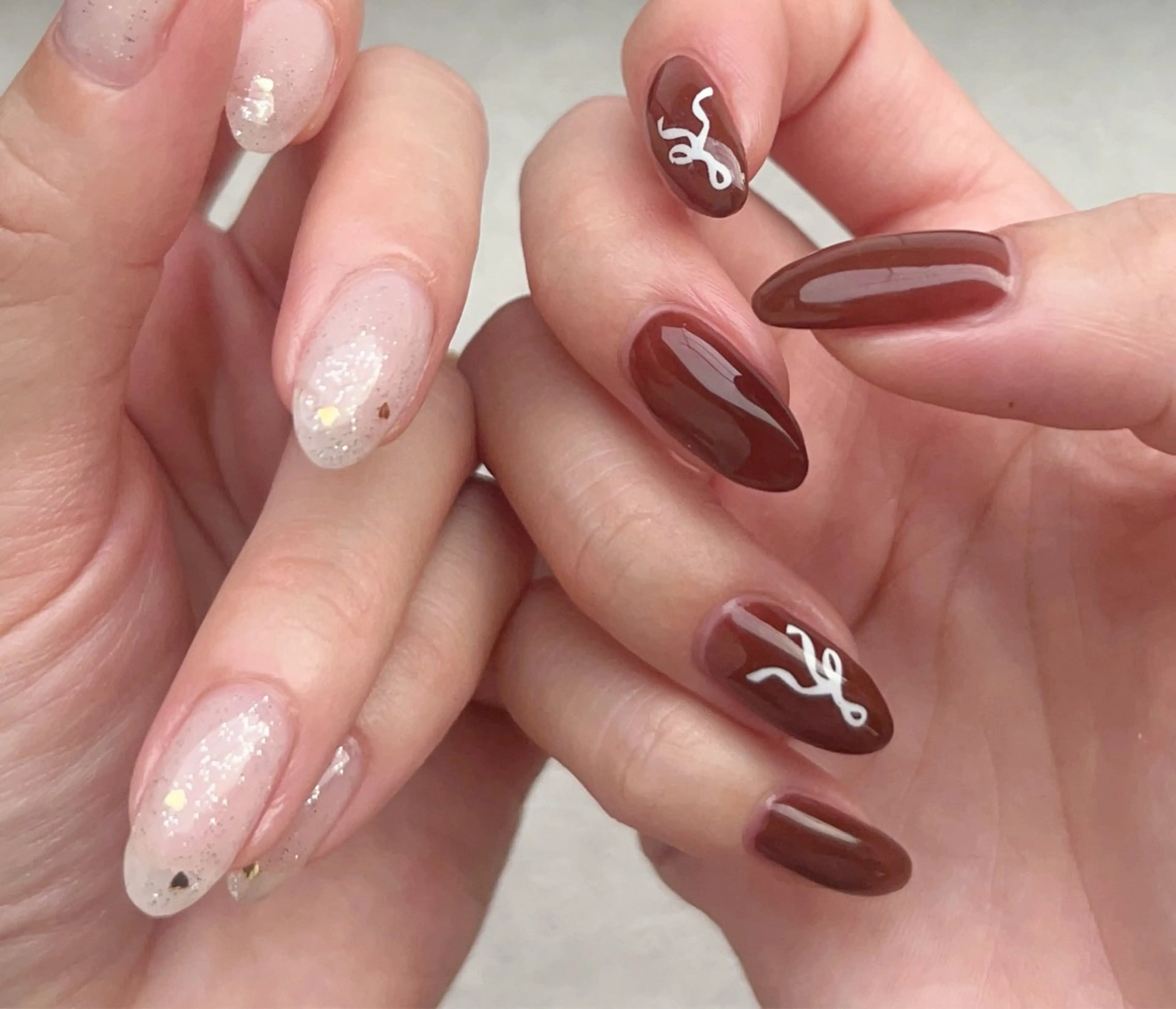 ネイル ハート リボン Nail joeiのネイルデザイン