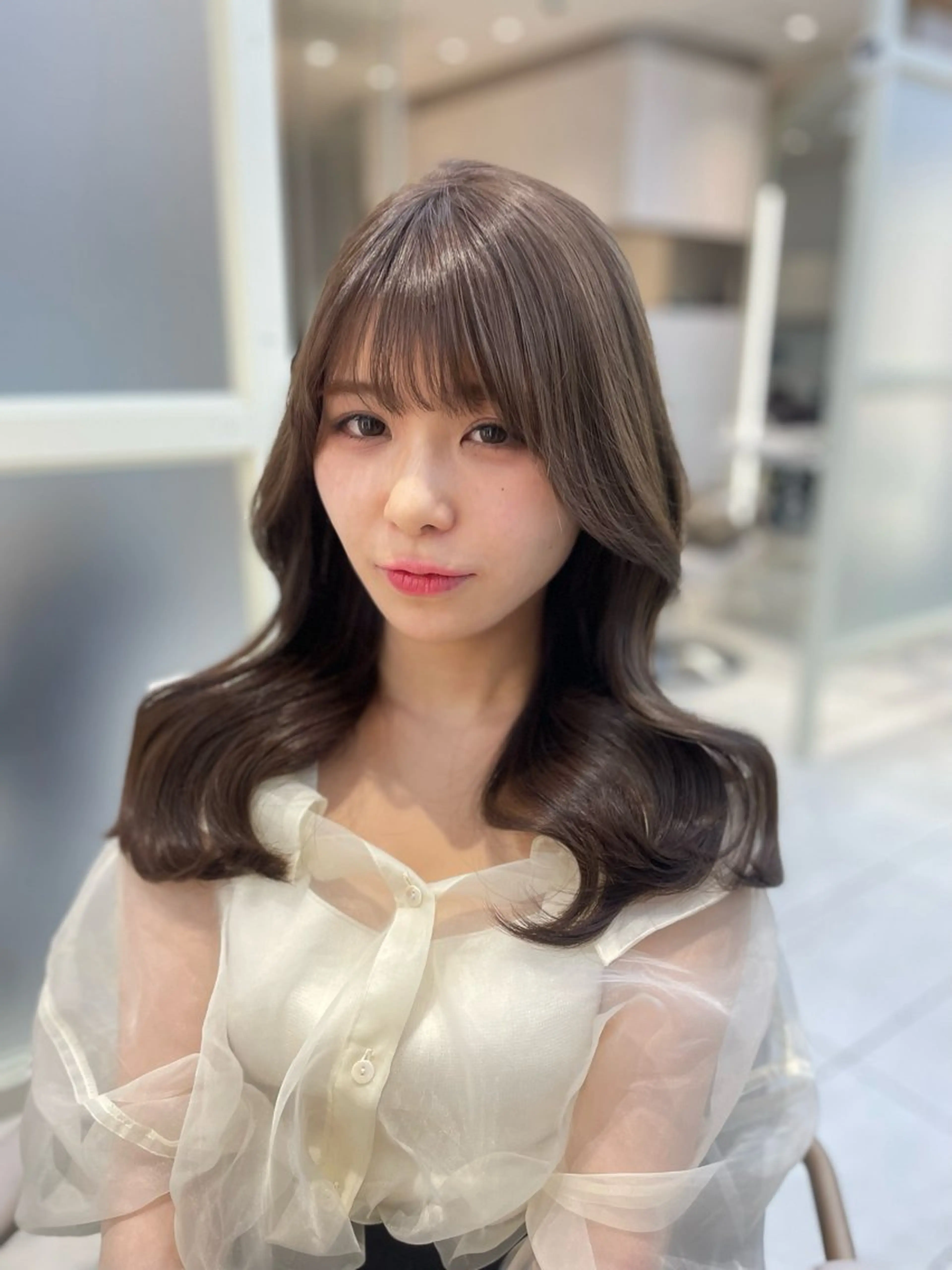 ロング 顔周り/透明感カラー /韓国ヘア/TAKUのヘアスタイル