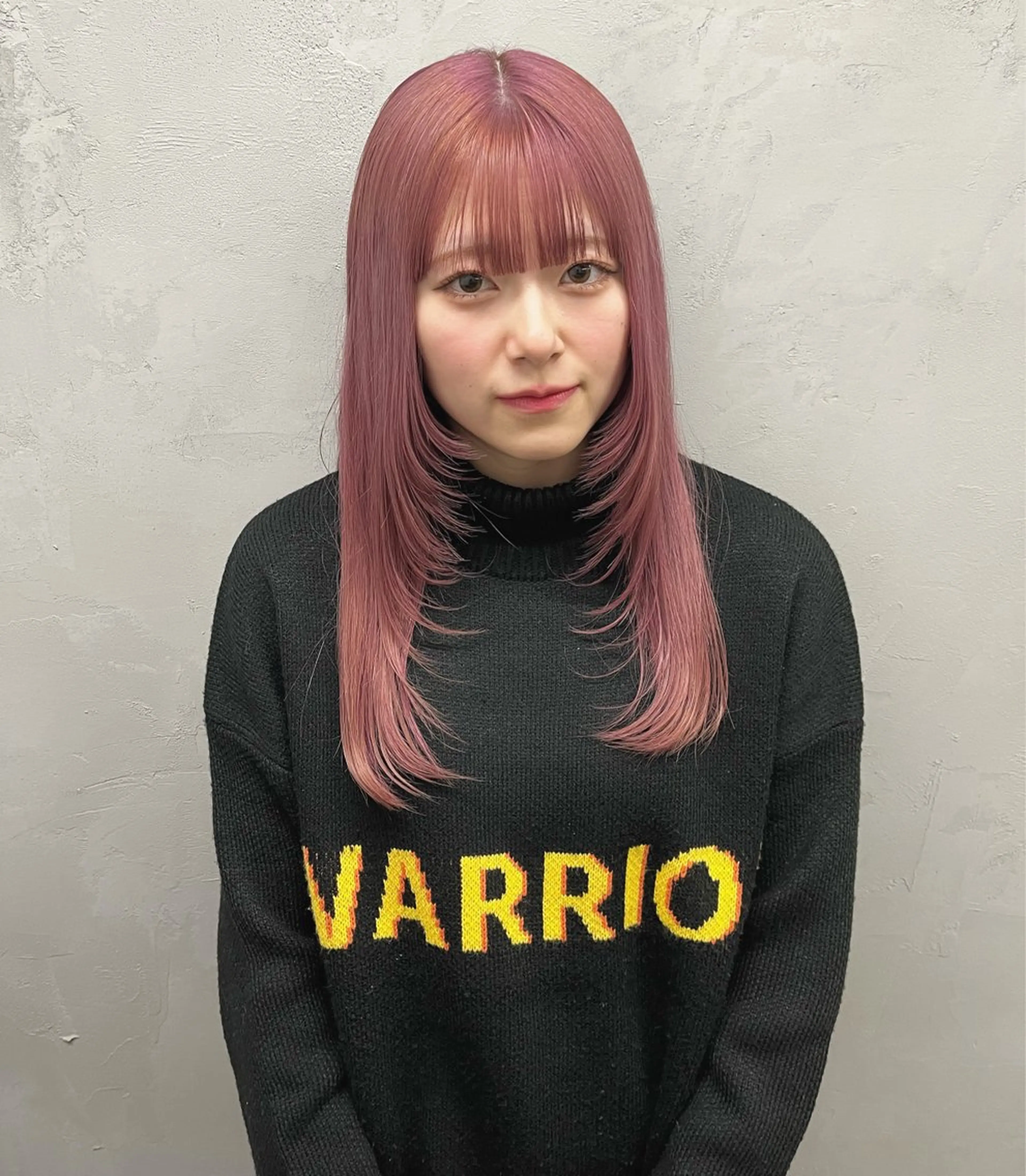 ロング ヘアカラー 綾乃/デザインカラー /ハイトーン/ボブのヘアスタイル