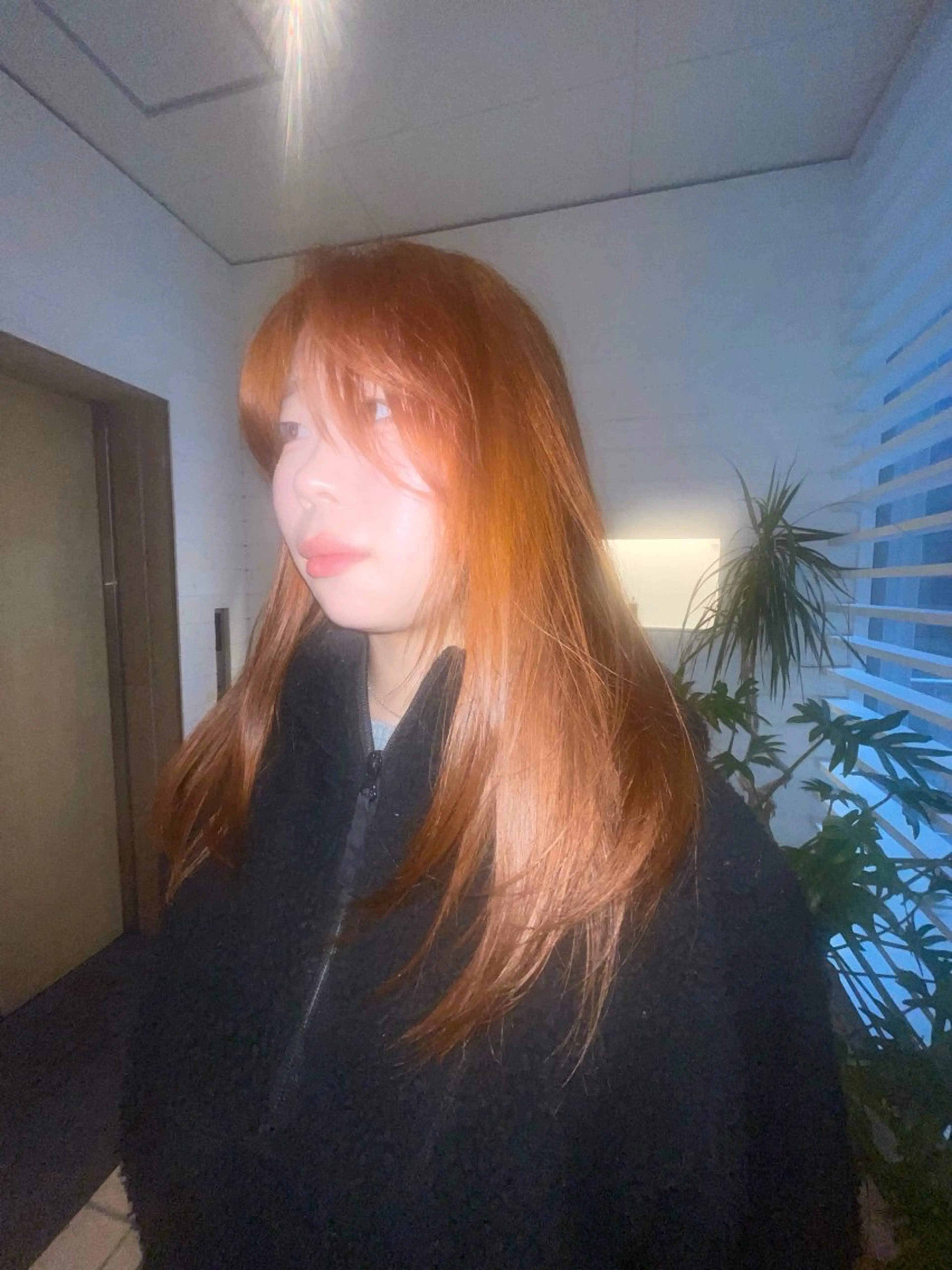 カラー ブリーチ ダブルカラー ブリーチなしカラー YURiA レイヤー🫧暖色のヘアスタイル