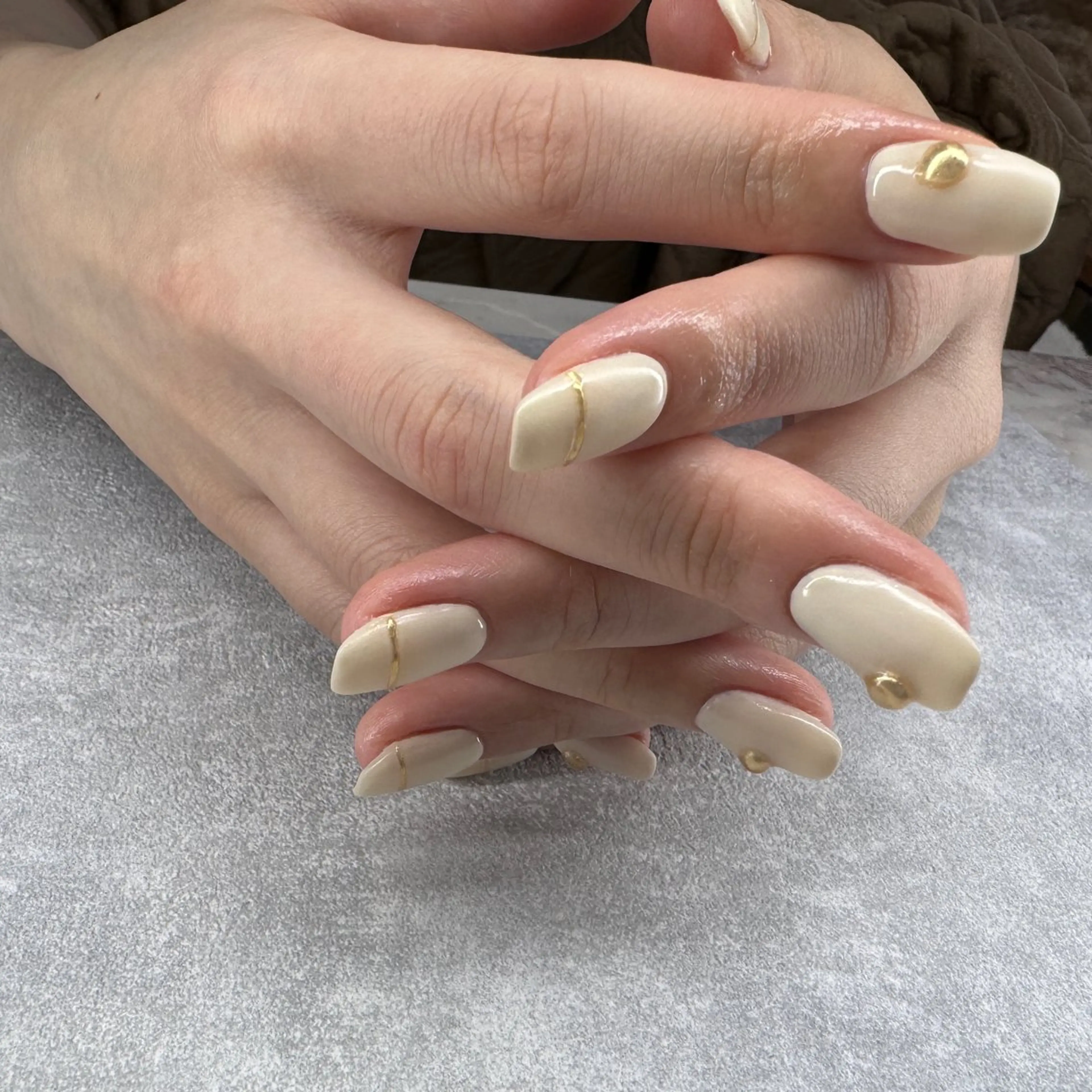 ネイル ハンドネイル pointillé .ayaのネイルデザイン