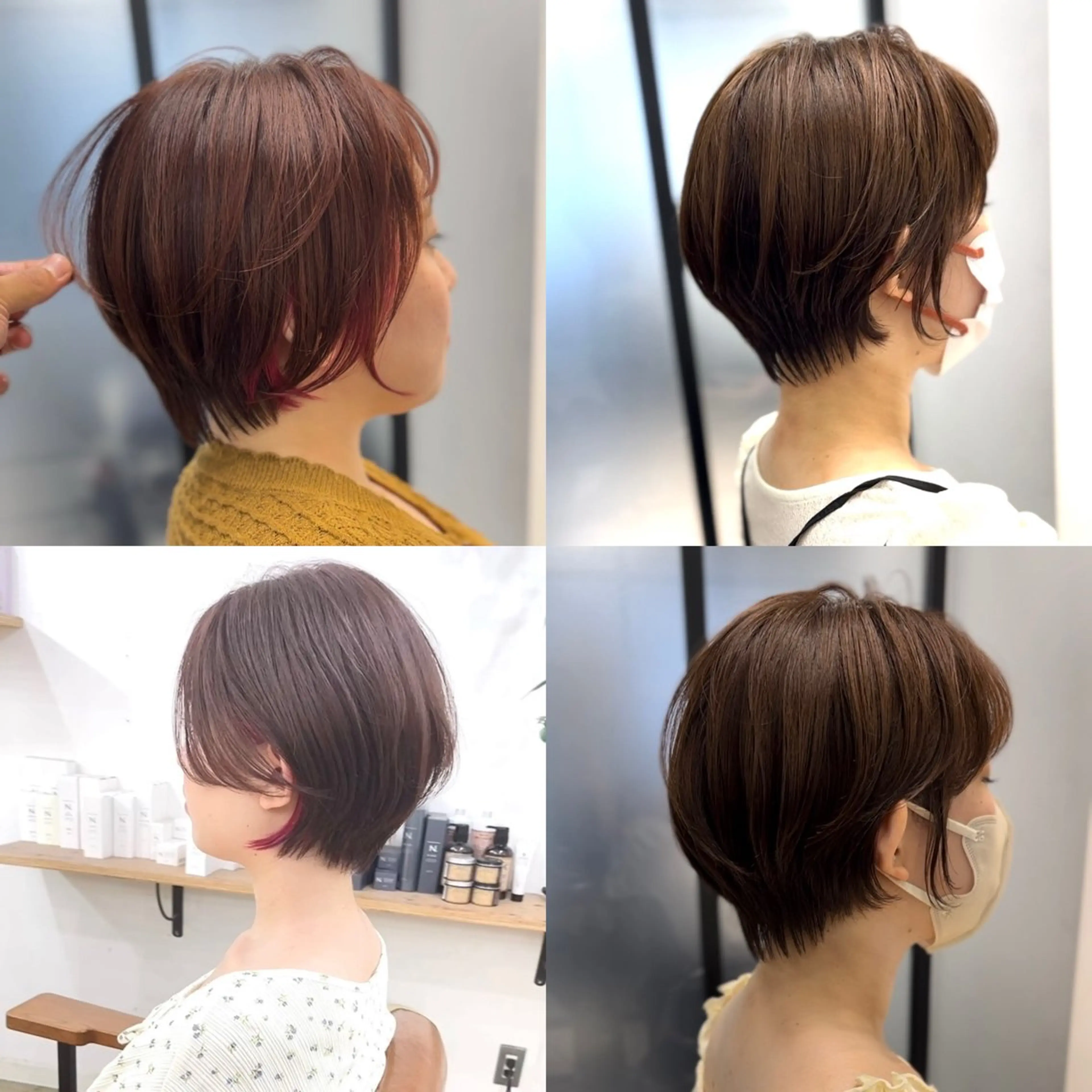 ショート カラー カット ヘアカラー SALOWIN 横浜 8F所属・ショートヘア、ボブ こやさん　コヤマのヘアスタイル