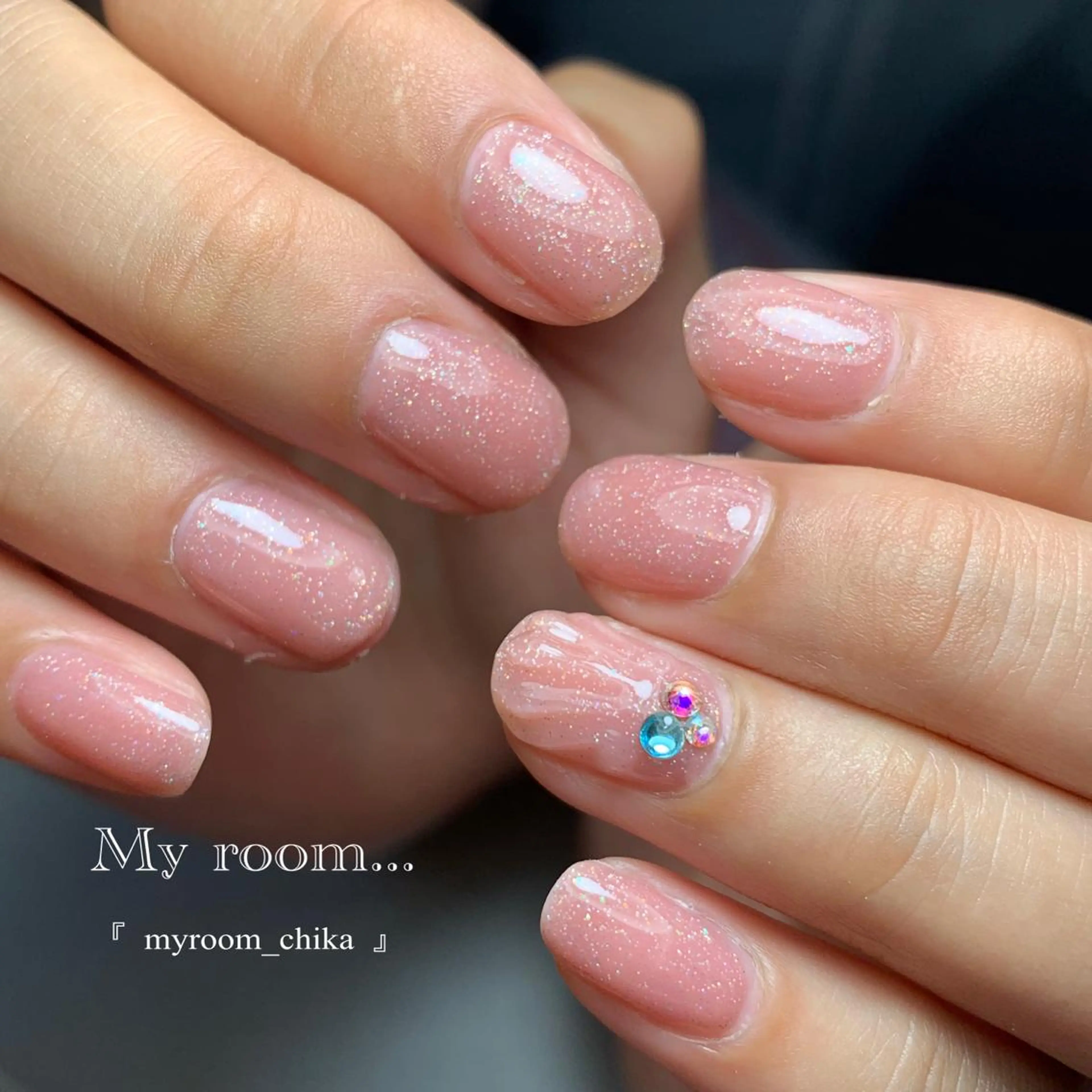 ネイル アートネイル ワンカラーネイル My room...所属・Amua.ハーブ 新宿御苑駅前のエステ・リラクイメージ