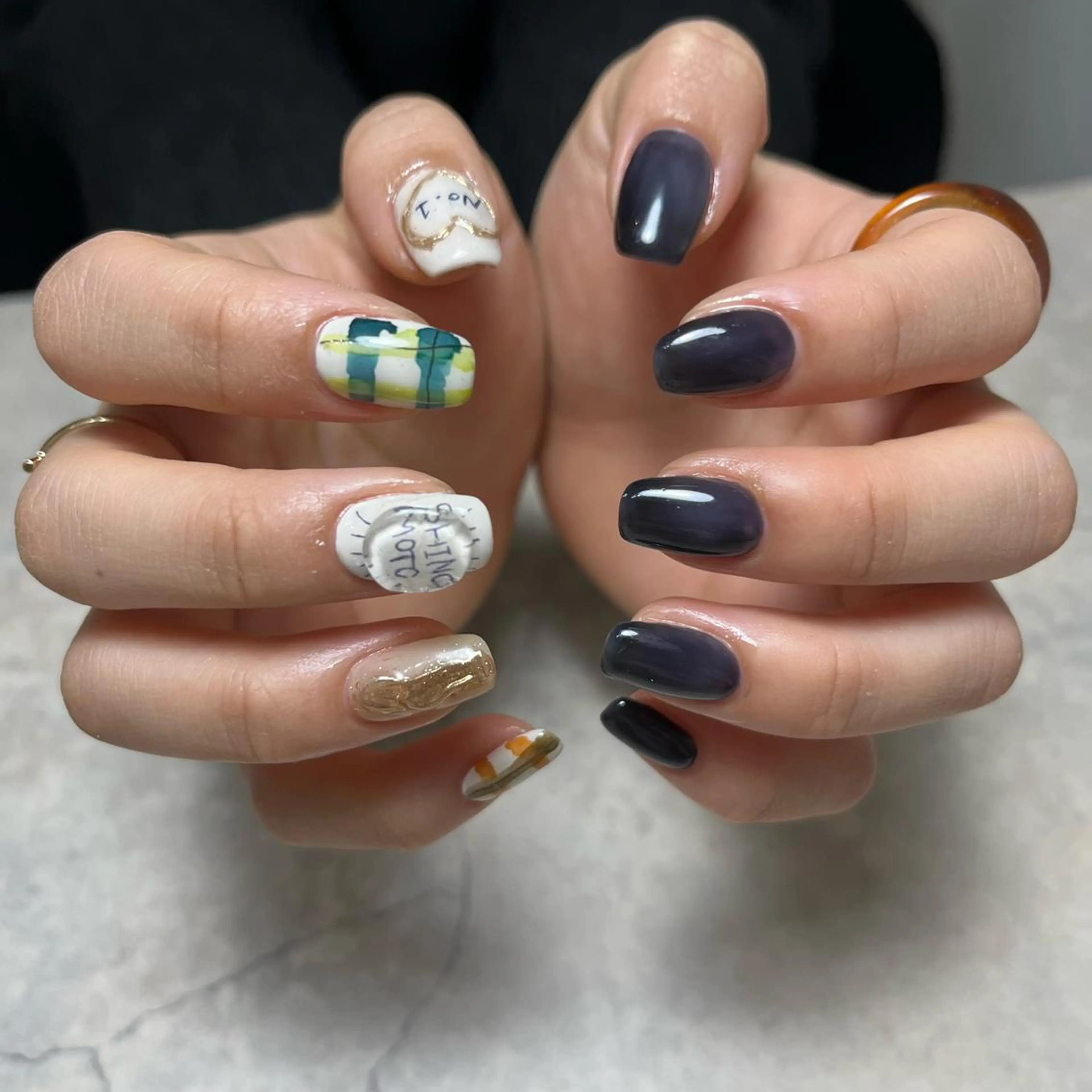 ネイル ハンドネイル nail salon O (en)所属・vegh. nail／阿波座のネイルデザイン