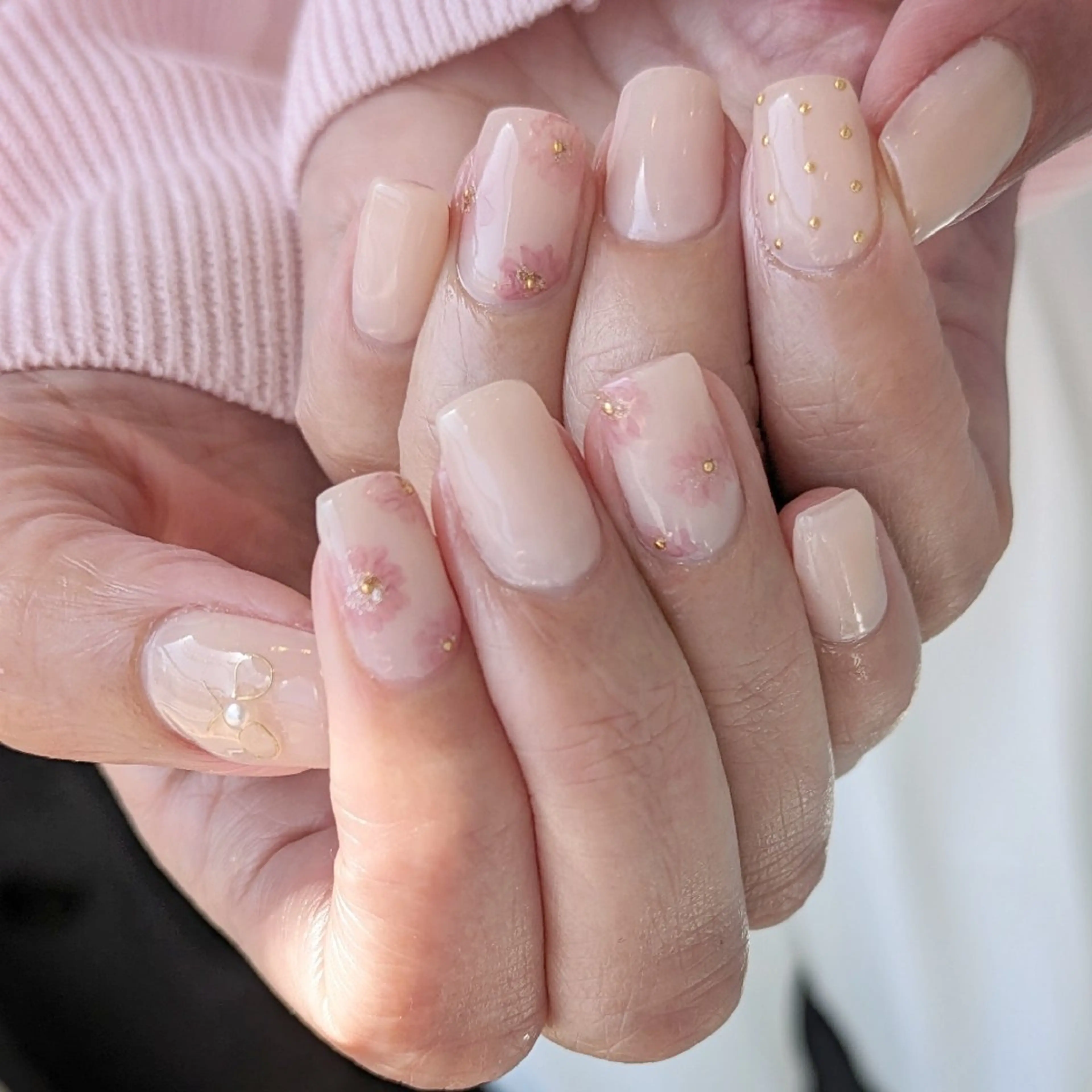 ネイル ピンク ハンドネイル jolie  ISIHARAのネイルデザイン