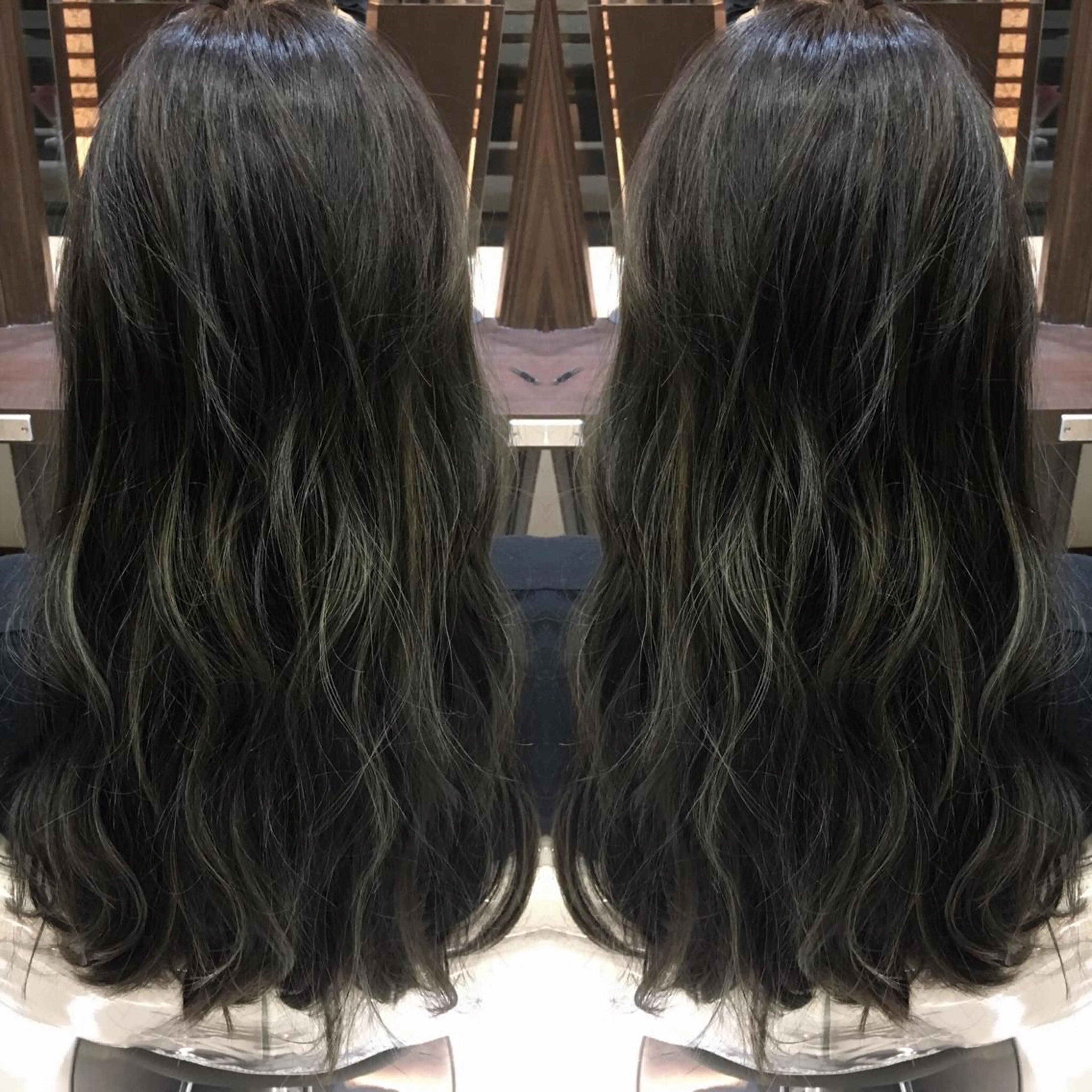 ロング カラー 寺内 紳悟のヘアスタイル