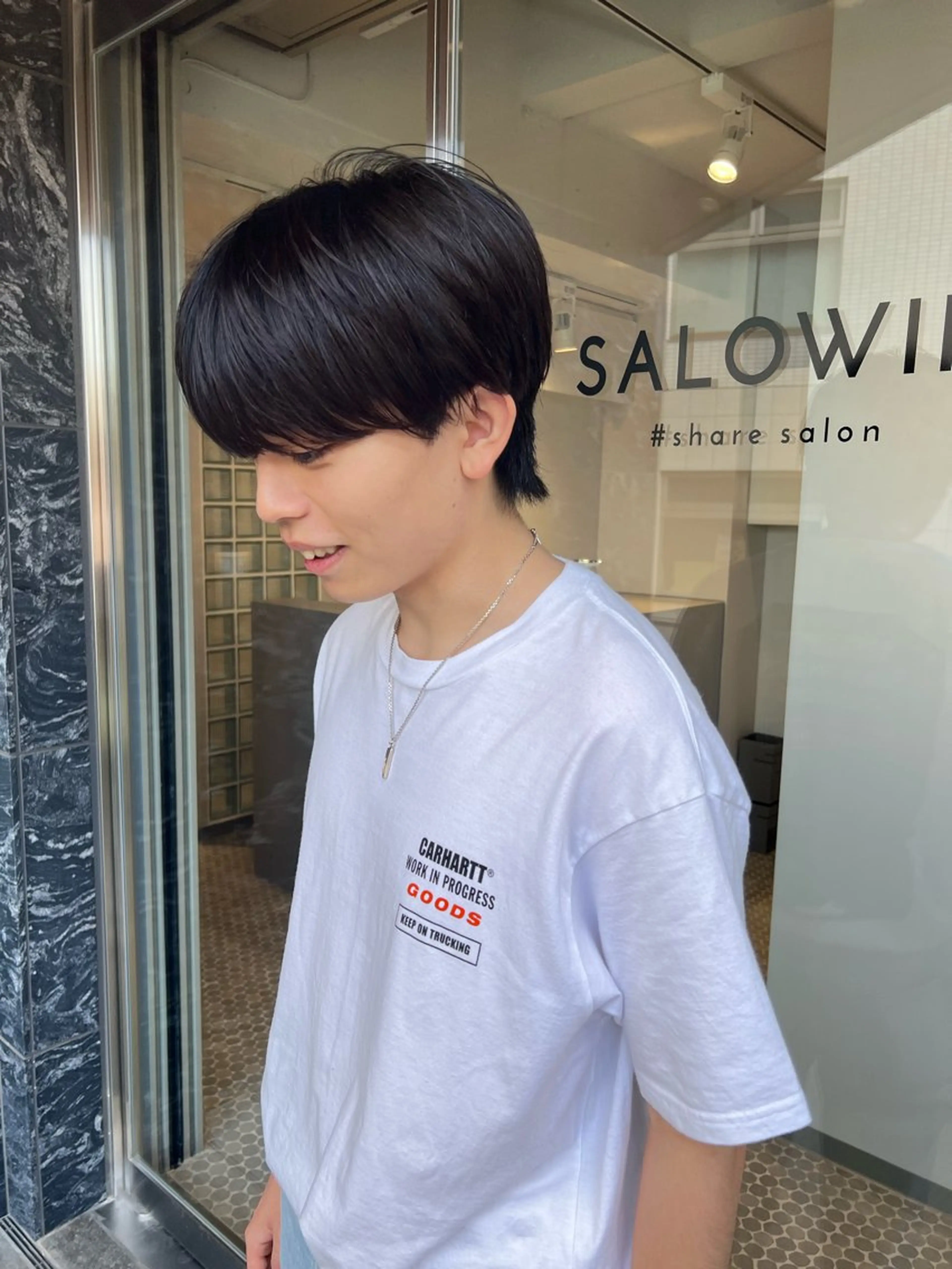 ショート メンズ マッシュ ショートヘア 樋野 亮のヘアスタイル