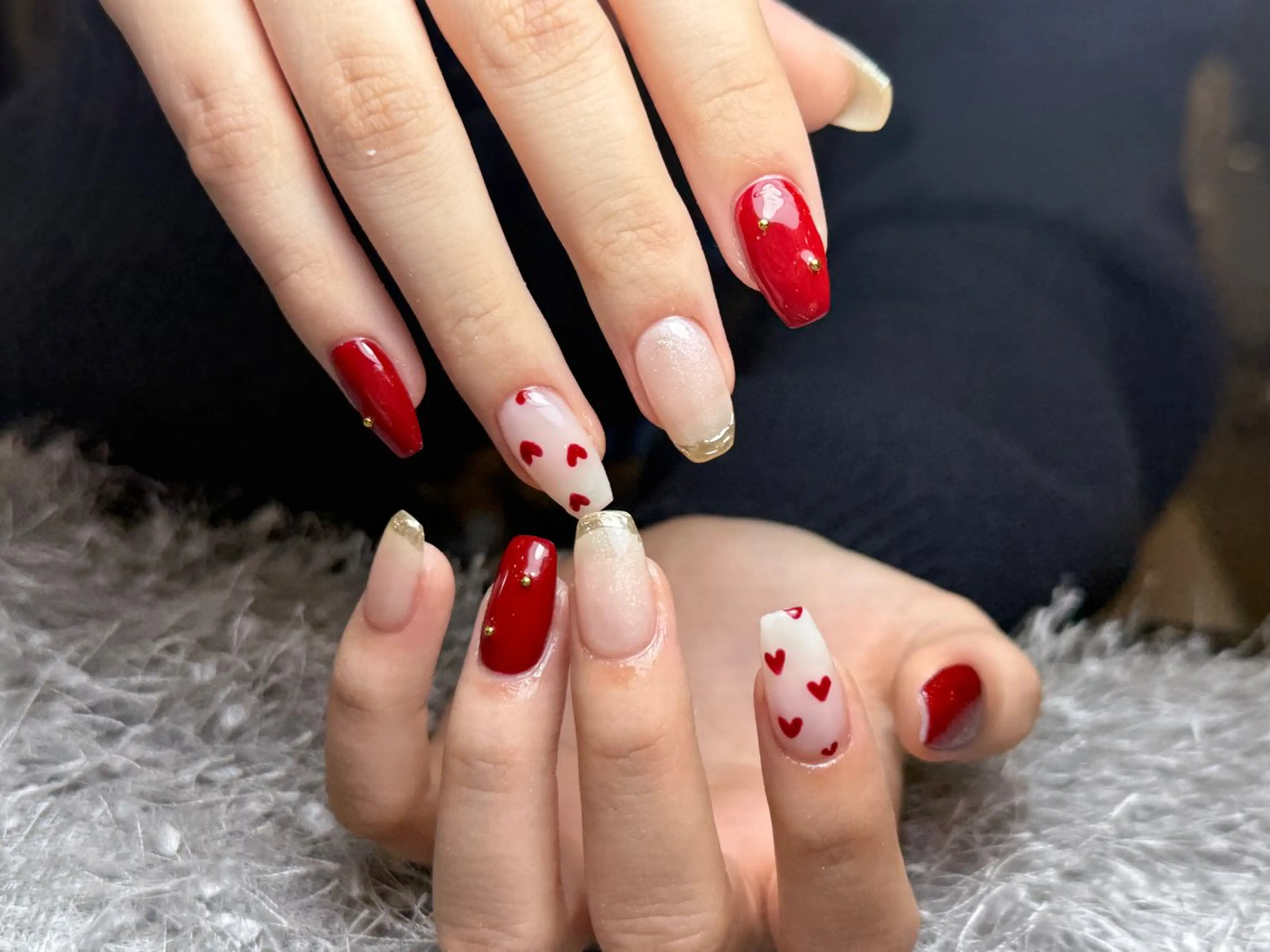 ネイル チークネイル 長さ出し フットネイル フレンチネイル ジェルネイル ハンドネイル Han Evelynのネイルデザイン